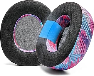 WC FreeZe Nova Pro Wireless -  Hybrid Fabric Cooling Gel Replacement Earpads For Steelseries Arctis Nova Pro Wireless by Wicked Cushions, Improved Durability, Thickness & Sound Isolation | Speed Racer