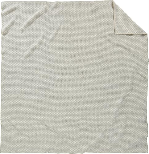 Miniatura 2 de PENDLETON Manta de cama de lana de tejido de celosía, color marfil/crema, individual