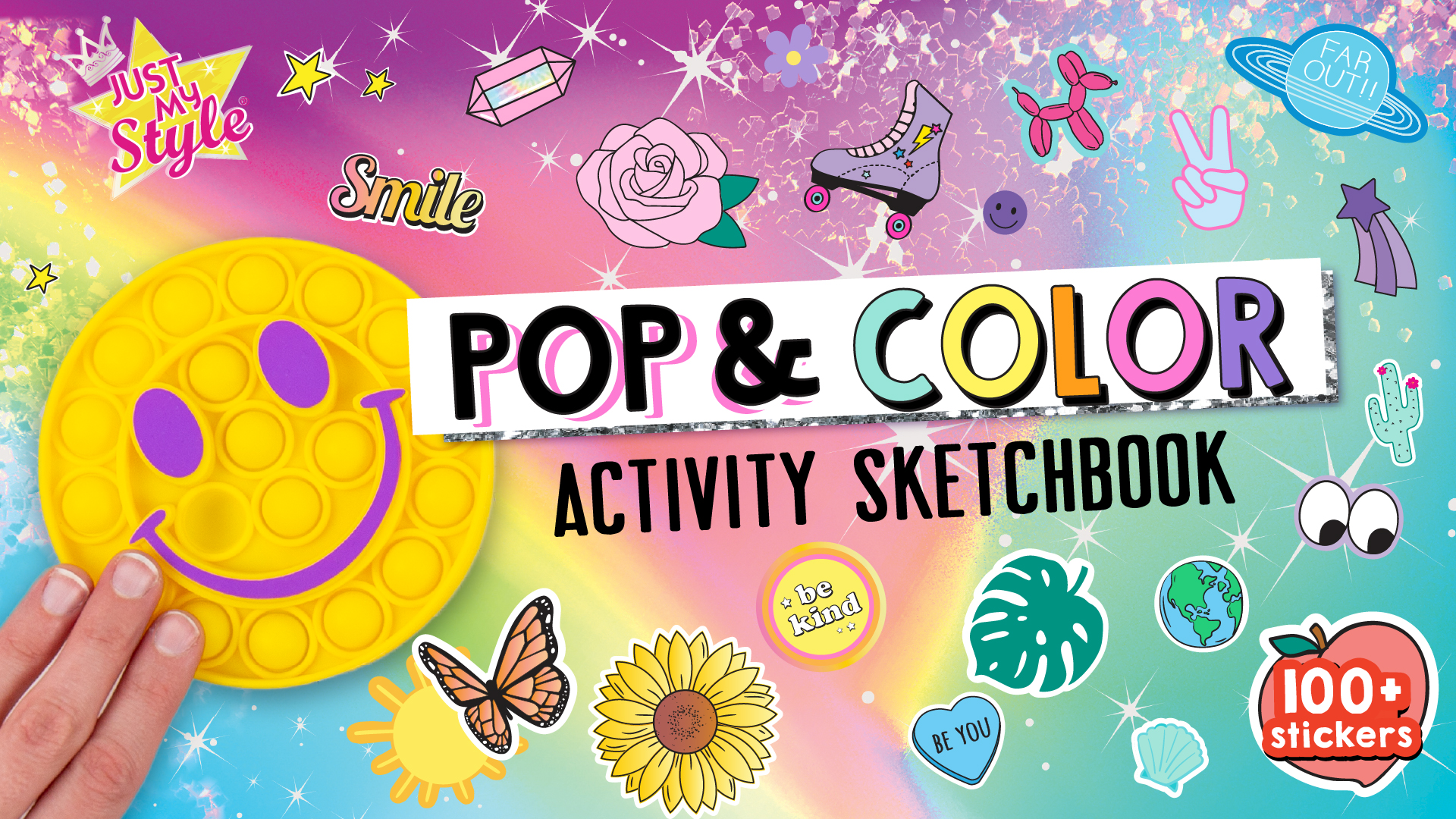 Amazon.com: Just My Style Pop & Color Sketchbook, Creative Fidget
