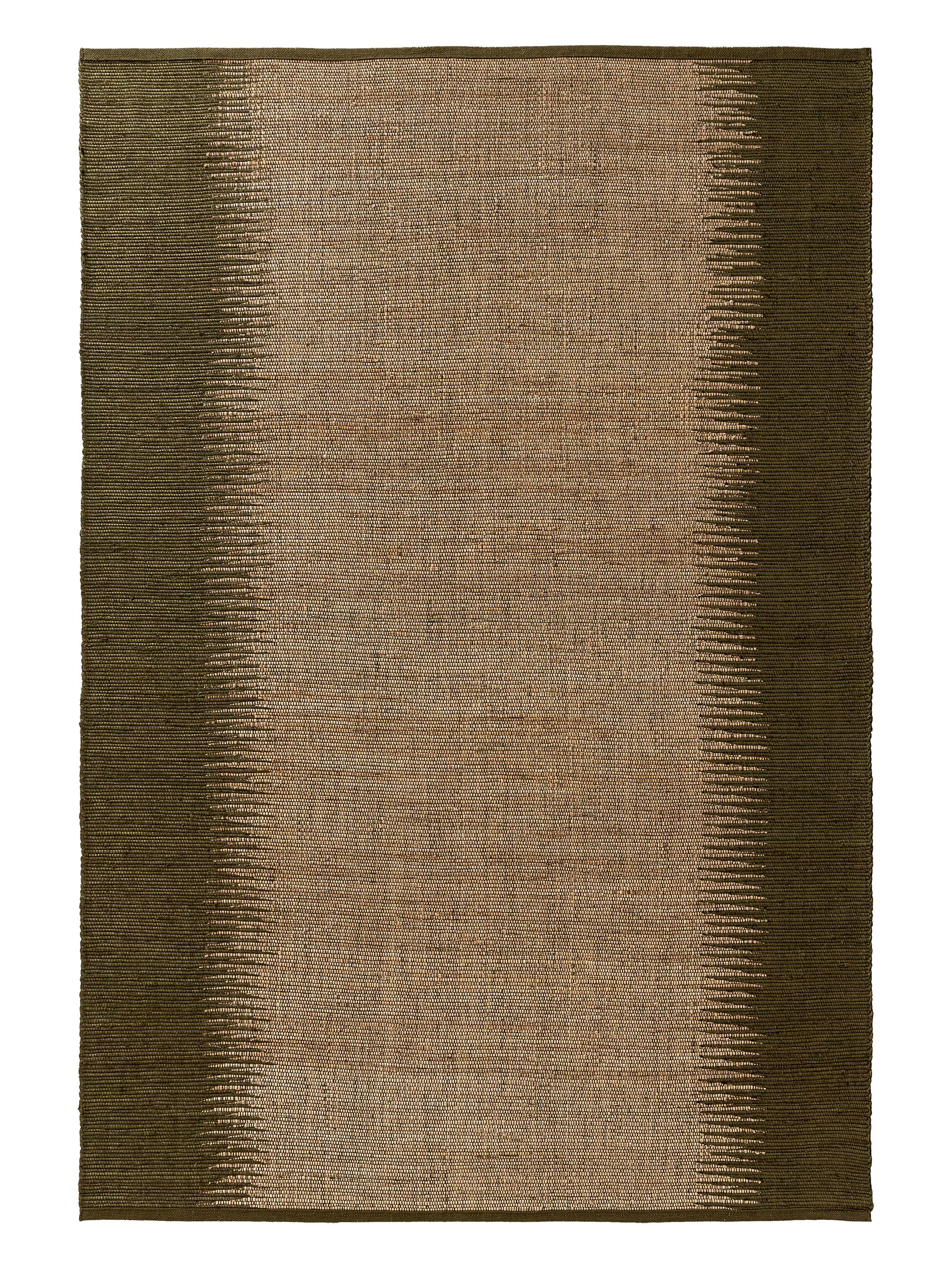 Tapis en jute pour la chambre et le salon benuta Tulsi vert vintage 80x150