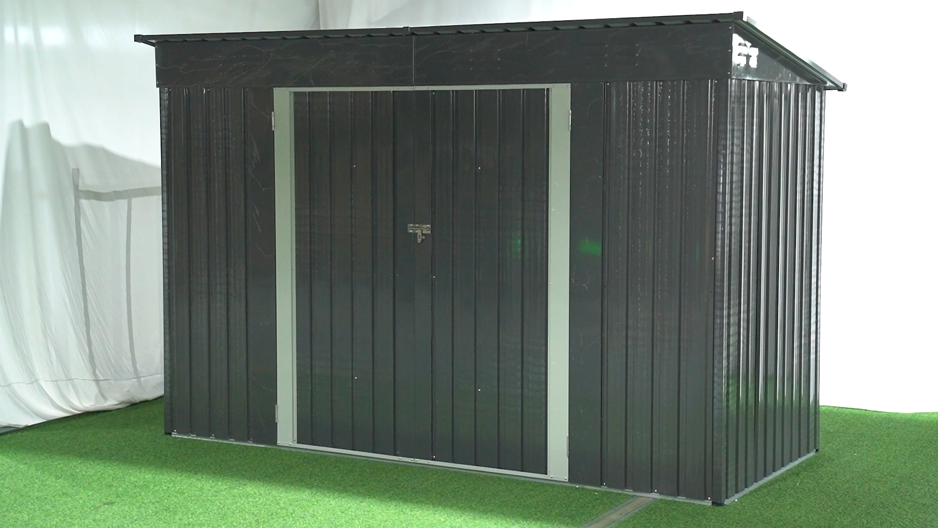 Amazon.com : DWVO 9' x 4' Outdoor Storage Shed with Windows