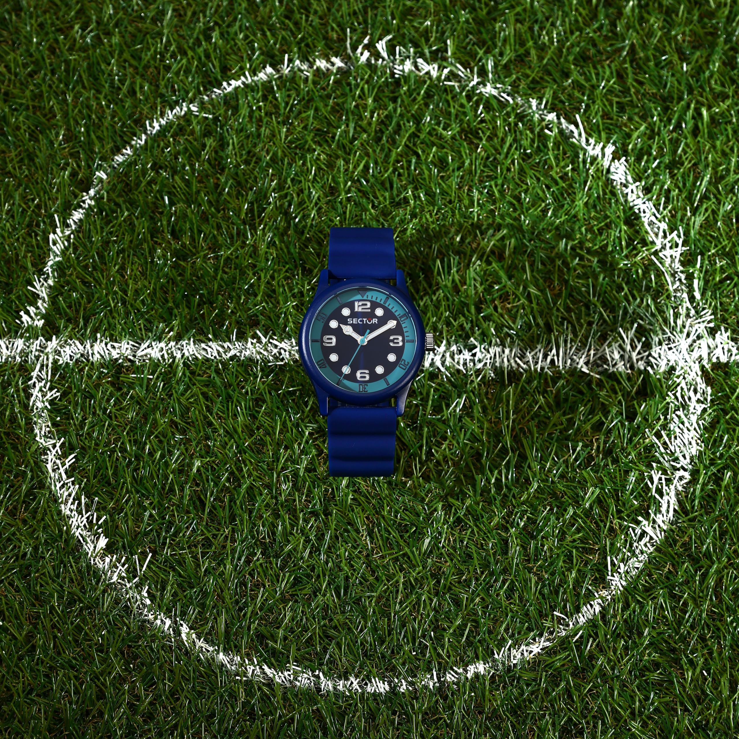 Sector No Limits Orologio Uomo, Solo tempo, Analogico, 41 mm, Collezione H2O, Silicone