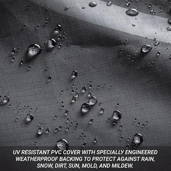Killerspin MyT Strati Table Cover لطاولات التنس القابلة للطي في الأماكن المغلقة والخارجية ، 100٪ بوليستر مع طلاء PVC ، أسود