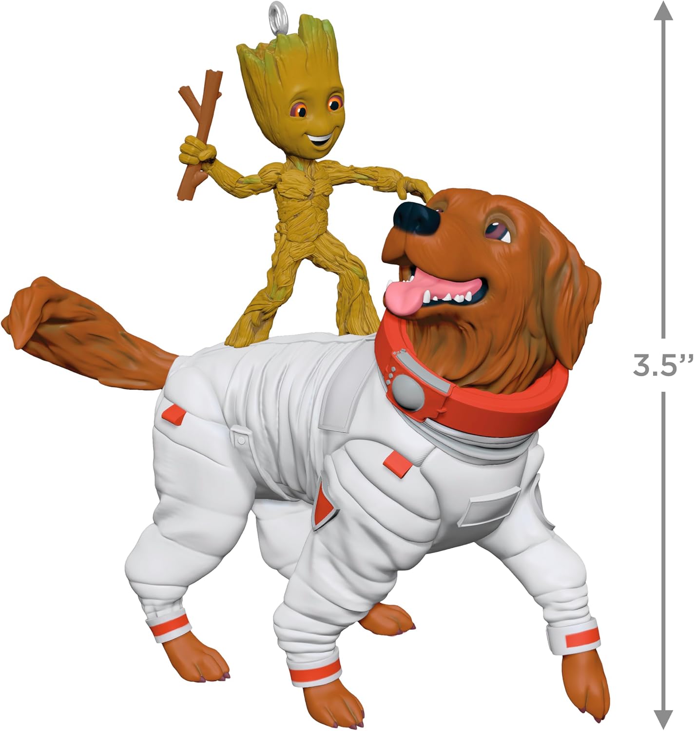 Hallmark Keepsake Marvel Christmas Ornament, Guardians of the Galaxy Groot and Cosmo, Gifts for Marvel Fans image 4