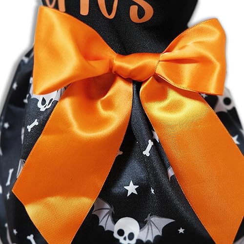 Miniatura 7 de Vestido de Halloween para perro, trajes de algodón para gatos, falda de calavera para niños pequeños y niñas, cachorros, mascotas y perros