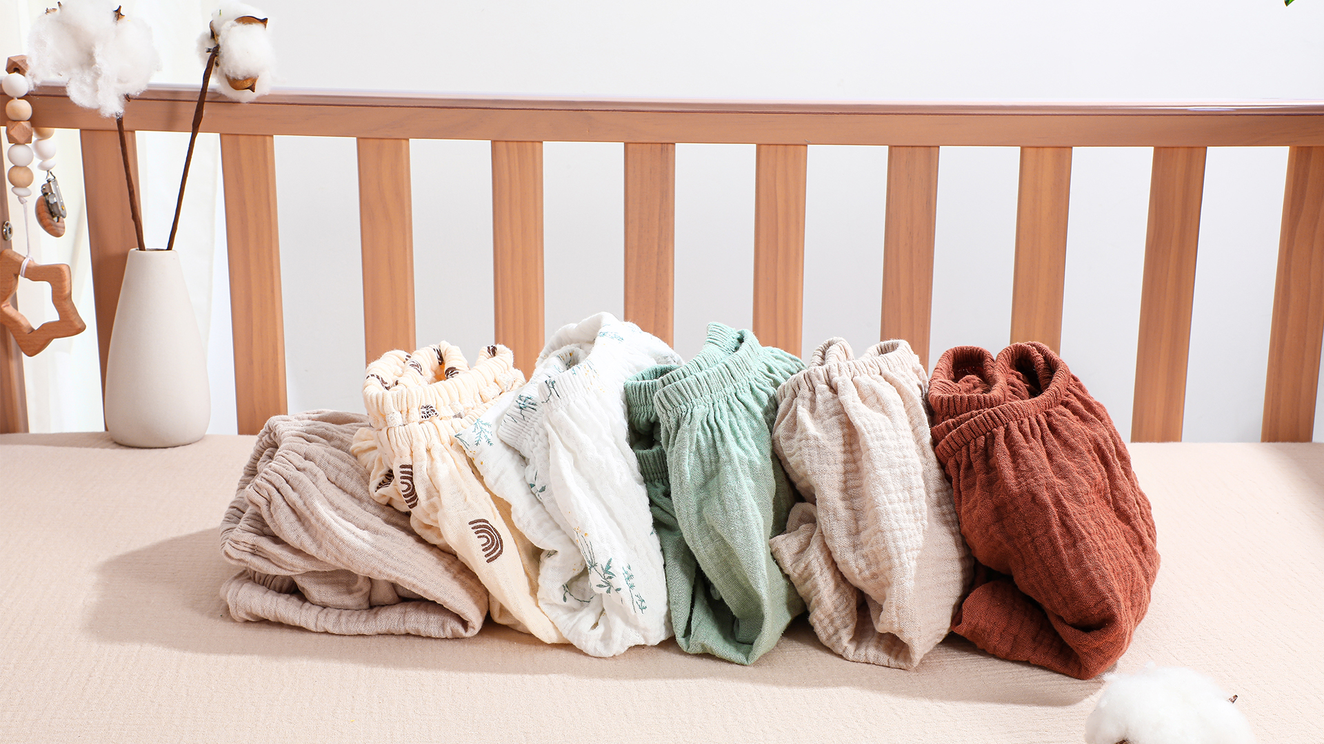 Lenzuola Navicella Neonato In Mussola Cotone - Universali 55x90cm, 50x90cm, 90x60cm, 89x49cm - 13