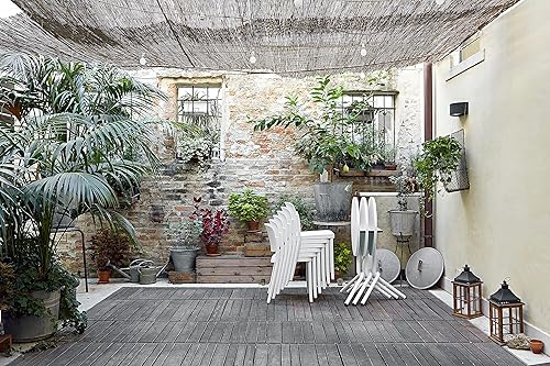 Miniatura 10 de コレクションリビング COLOS Piazza 1 Stacking Chair, Set of 2, Width 18.7 x Depth 20.1 x Height 31.1 inches (47.5 x 51 x 79 cm), Black, Made in Italy, Finished