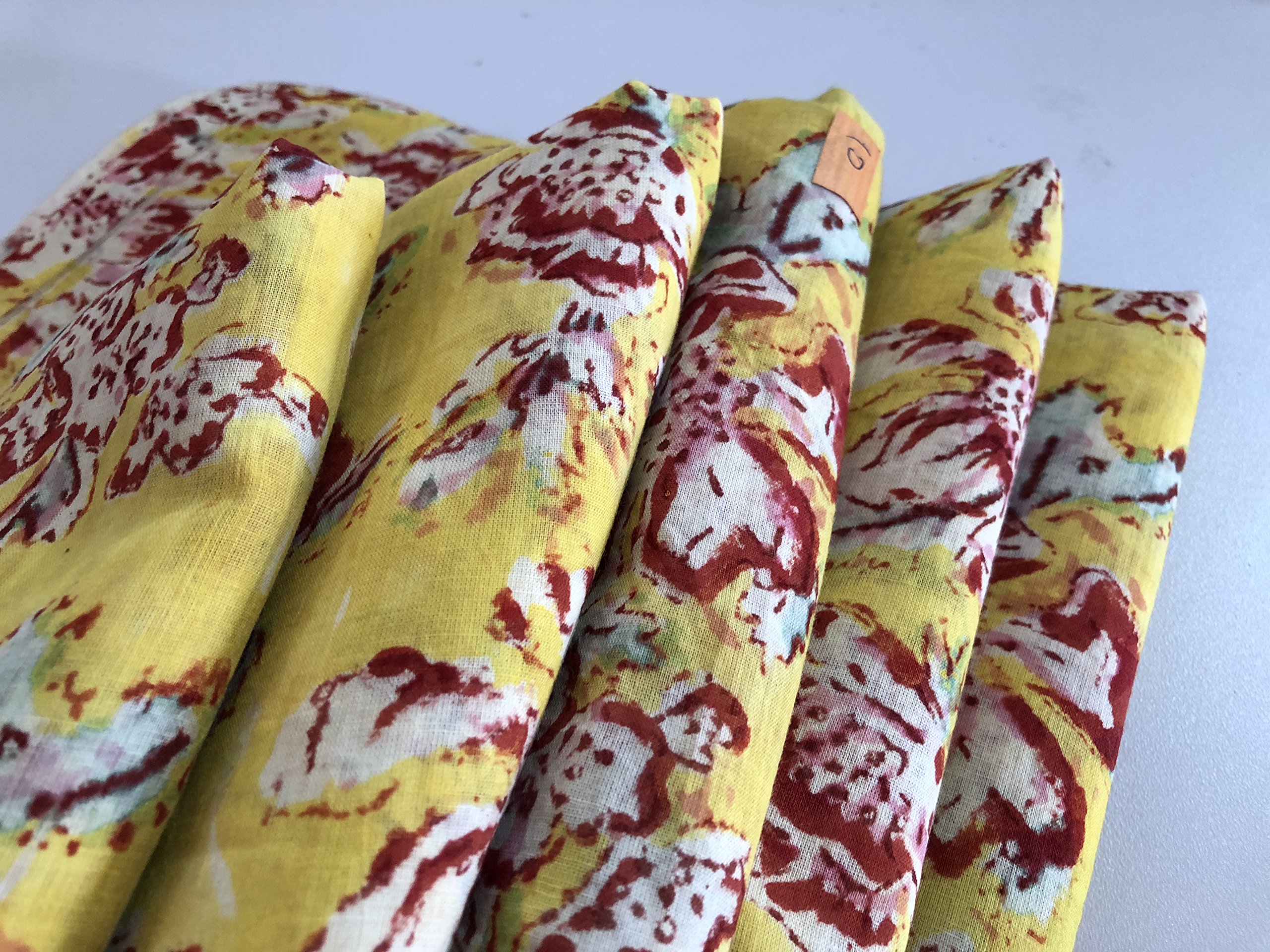 Traditional Jaipur Drukowana tkanina bawełniana na podwórku, indyjskie tkaniny z nadrukiem na lato kurti, sukienka, szalik, poduszka, pokrowiec na sofę (10 jardów)