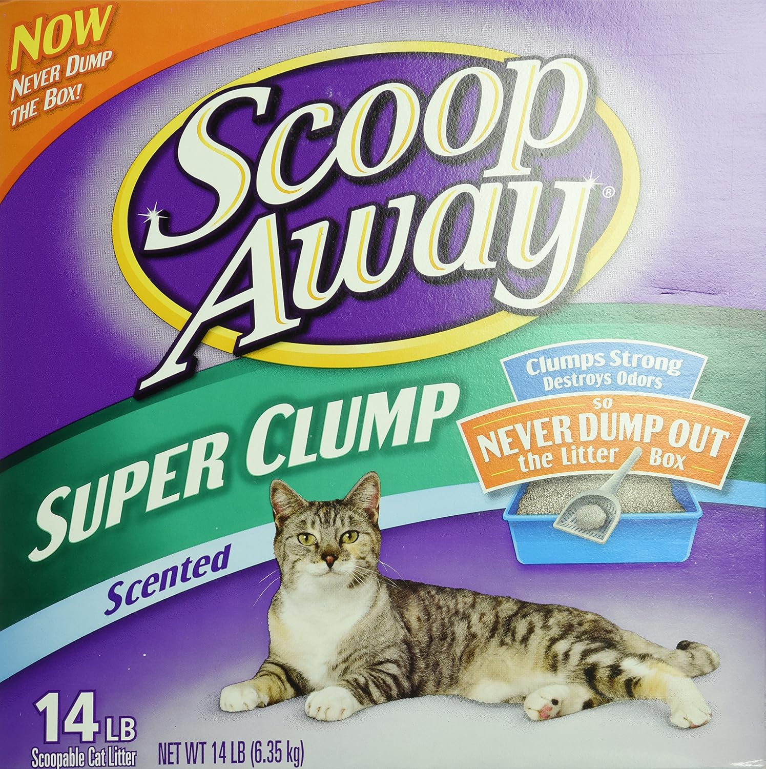 Scoop Away Super Clump Litter with Ammonia Shield 14 lb