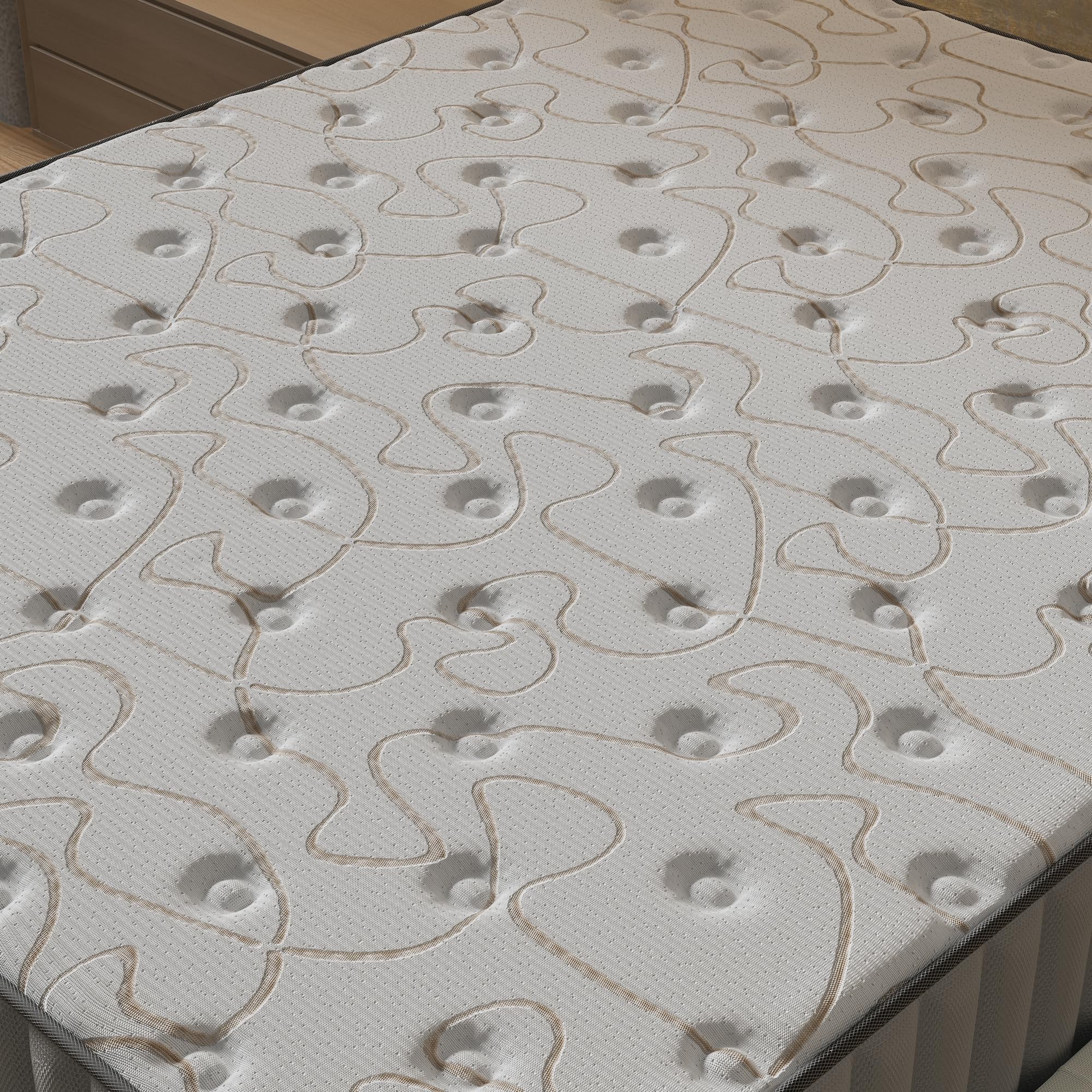 NOVEMBER- Matelas Orionis 160 x 200 cm- Technologie Hybrid: Mousse HDensité Mousse MÉMOIRE De Forme- Ép 16cm- Soutien Tonique & Enveloppant- Label sanitized(Anti bactérien/acarien