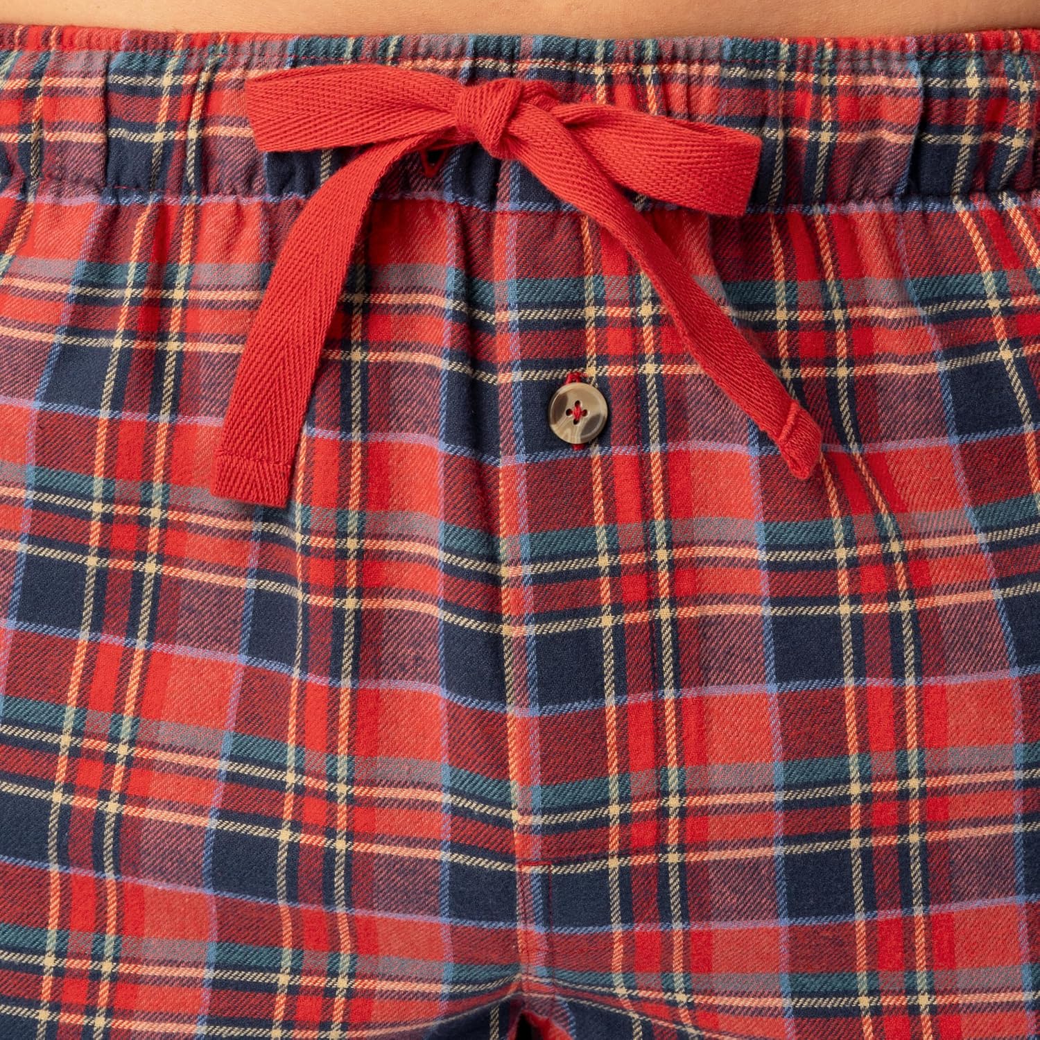 Fruit of the Loom mens Jersey Knit Top and Flannel Pant Pajama Sleep Set - Image 4