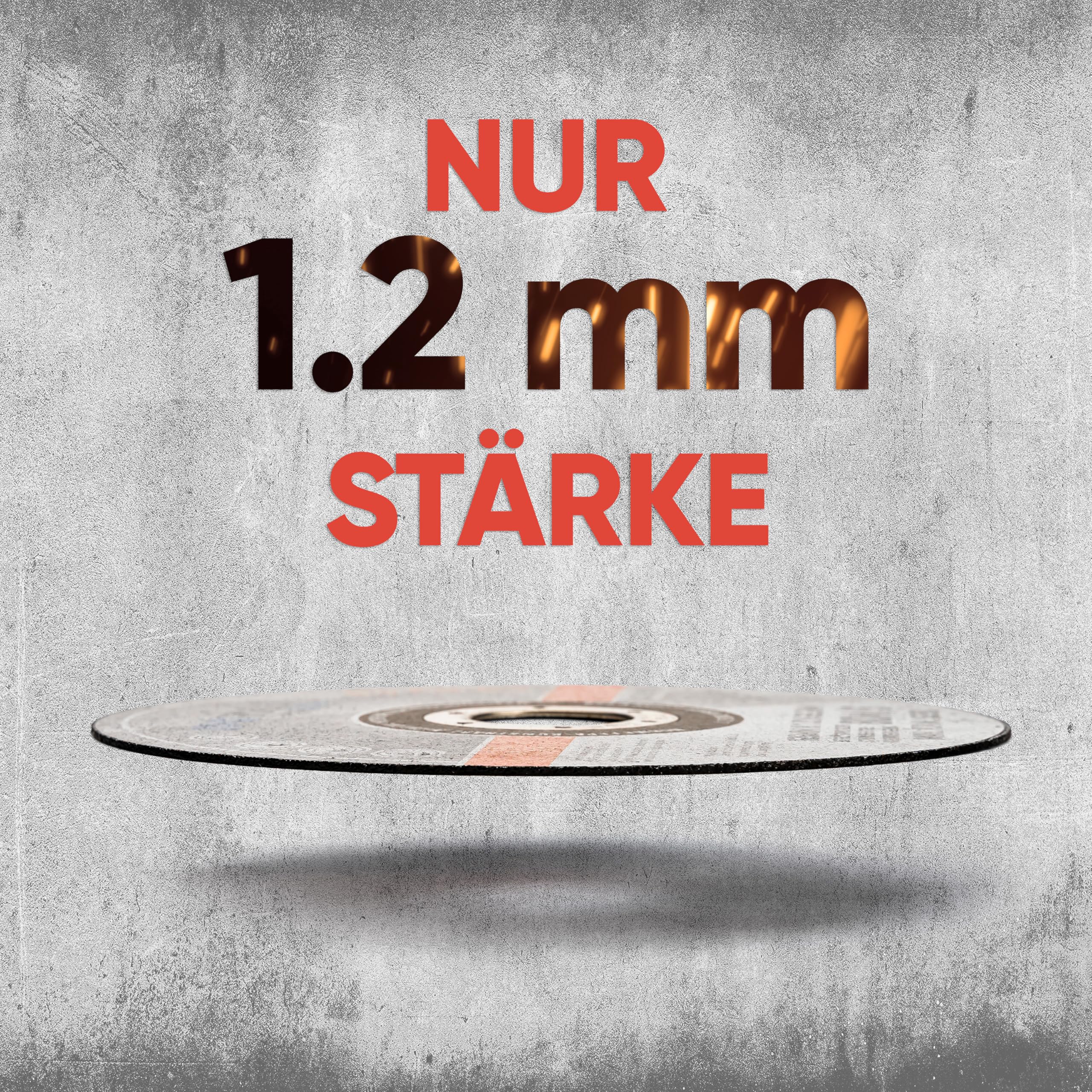 50 x IPOTOOLS Trennscheibe 125 Metall – Schleifscheibe 125 Metall aus Edelstahl, Schleifscheibe 125 mm x 1,0 mm, für Metall, Stahl und Edelstahl, Metall, Edelstahl, Eisen