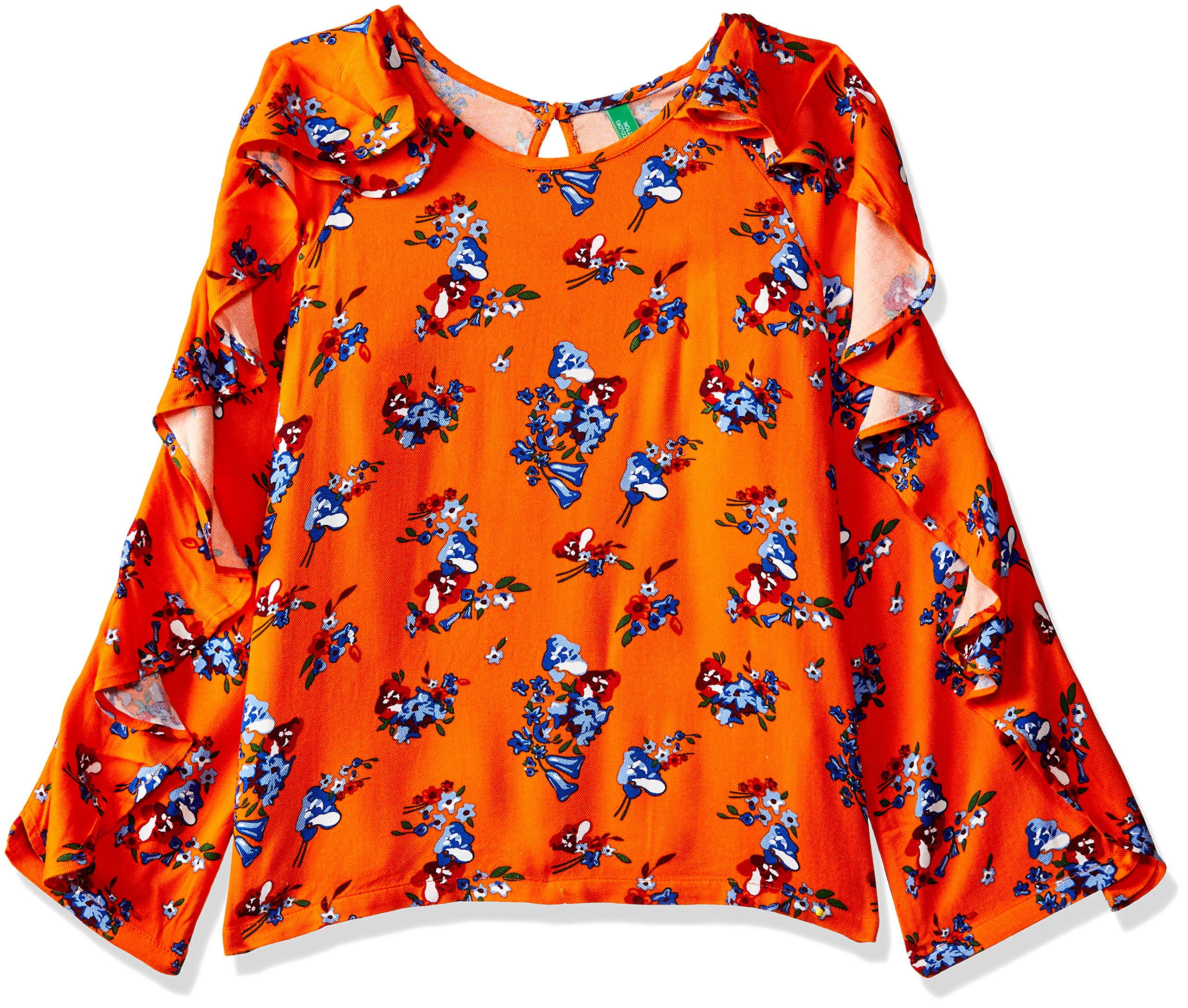 United Colors of Benetton Girls' Floral Regular Fit Shirt