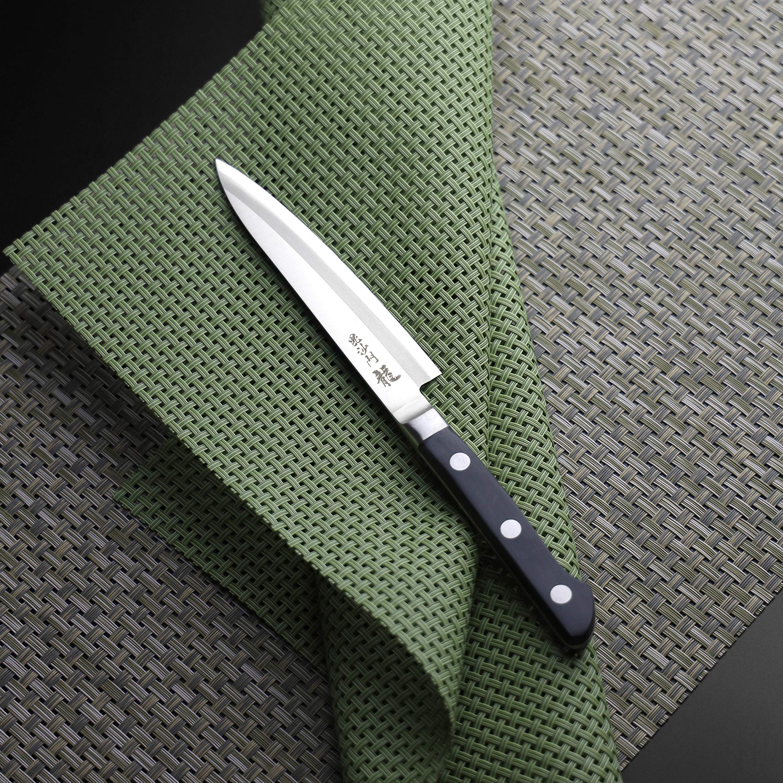 Amazon｜パール金属 ペティナイフ シルバー 125mm 本割込 毘沙門 龍 F