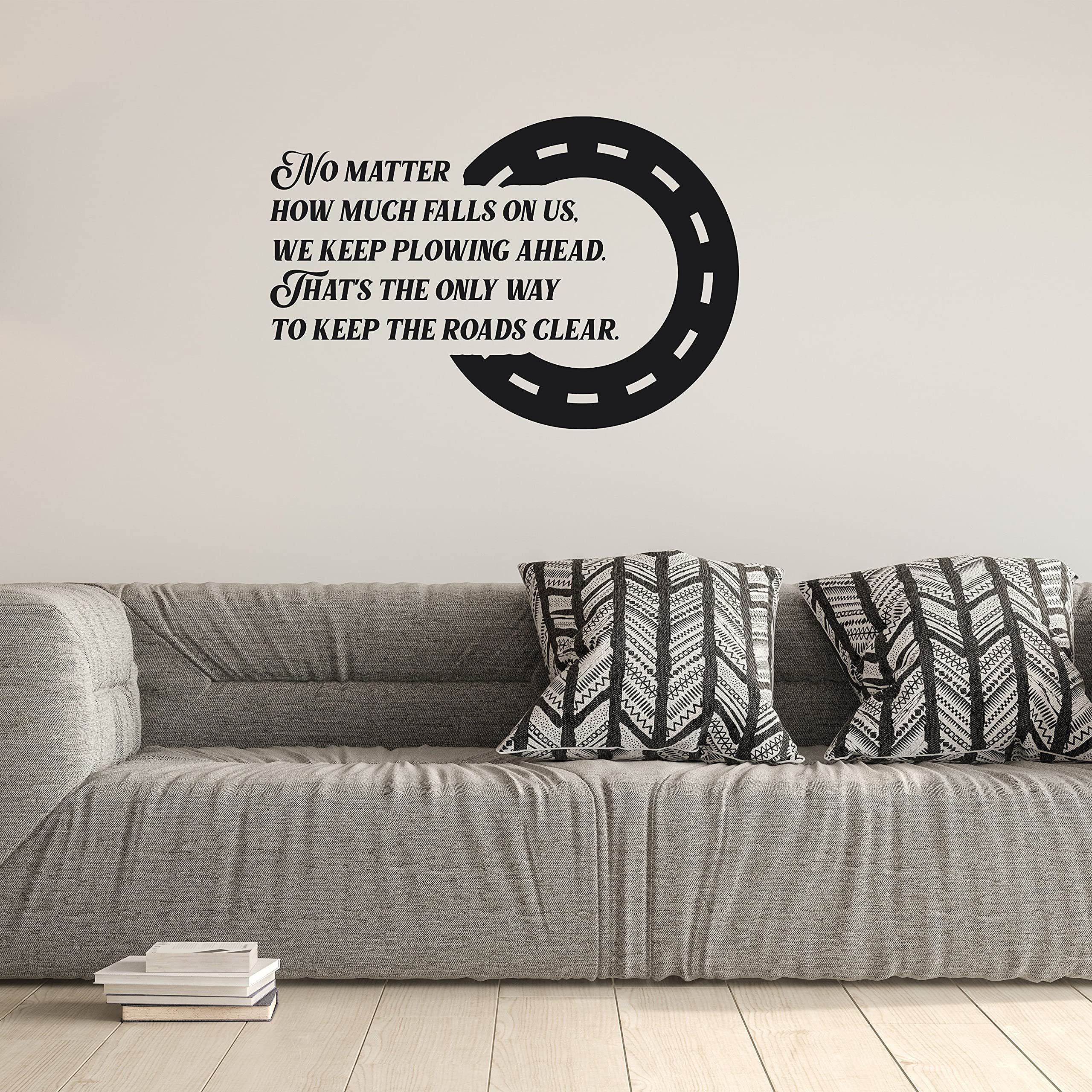 Lockdown Positive Cote Sticker – Inspirador calcomanía de vinilo para decoración de pared para adultos – Motivacional impermeable dormitorio grande inspirador dicho