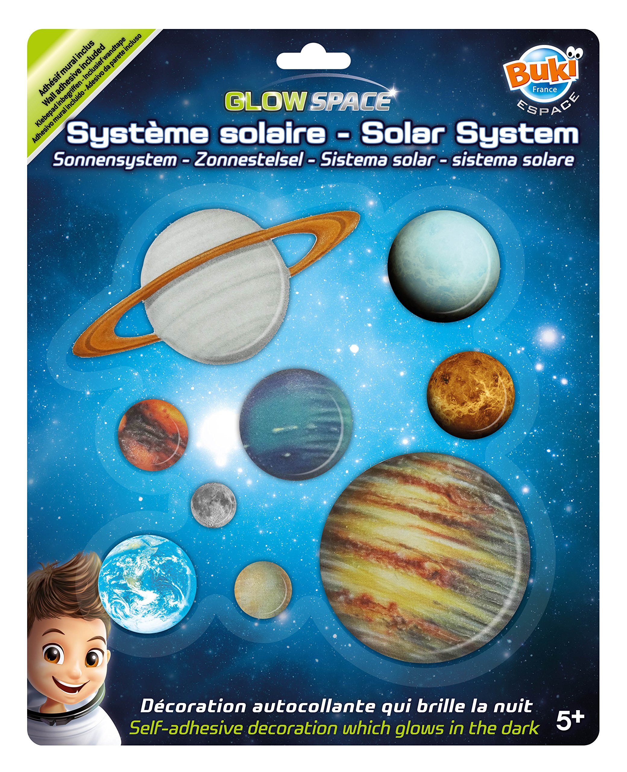 Puzzle spatial éducatif en bois pour apprendre le système solaire