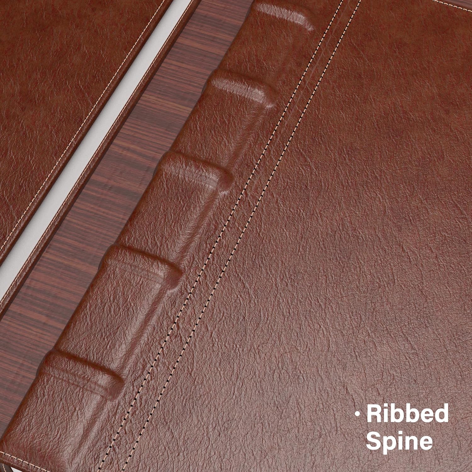 CAGIE Lined Journal for Men 290 Pages Mens Journal with Pocket, A5 Hardcover Leather Notebook Journals for Writing Gifts Box Included, 5.6 x 8.3 inch, Brown