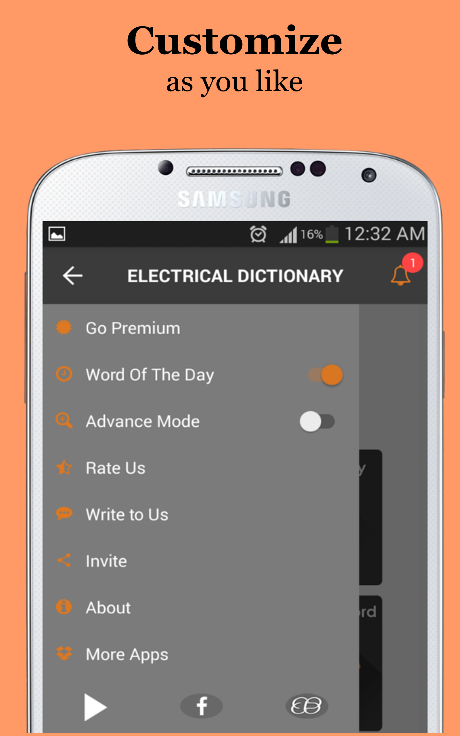 Electrical Engineering Dictionary App on Amazon Appstore