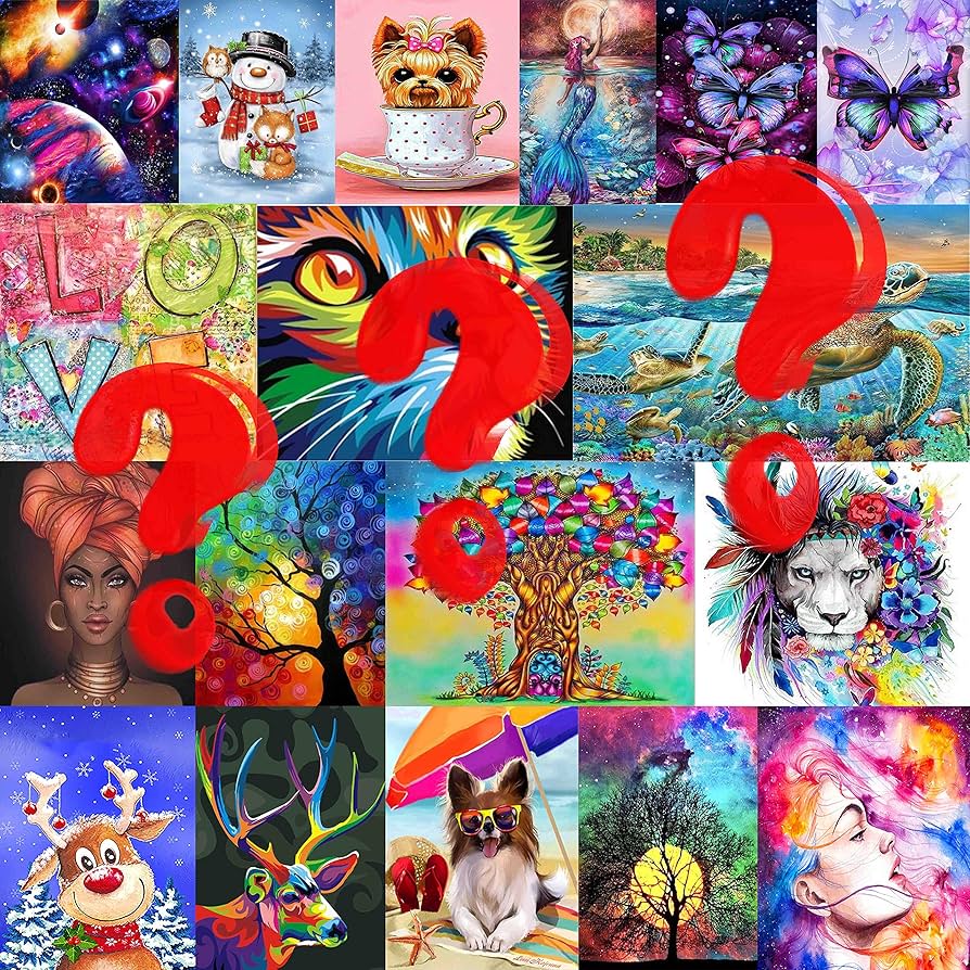Amazon | （福袋20枚）ダイヤモンドアートDIY福袋5dダイヤモンド