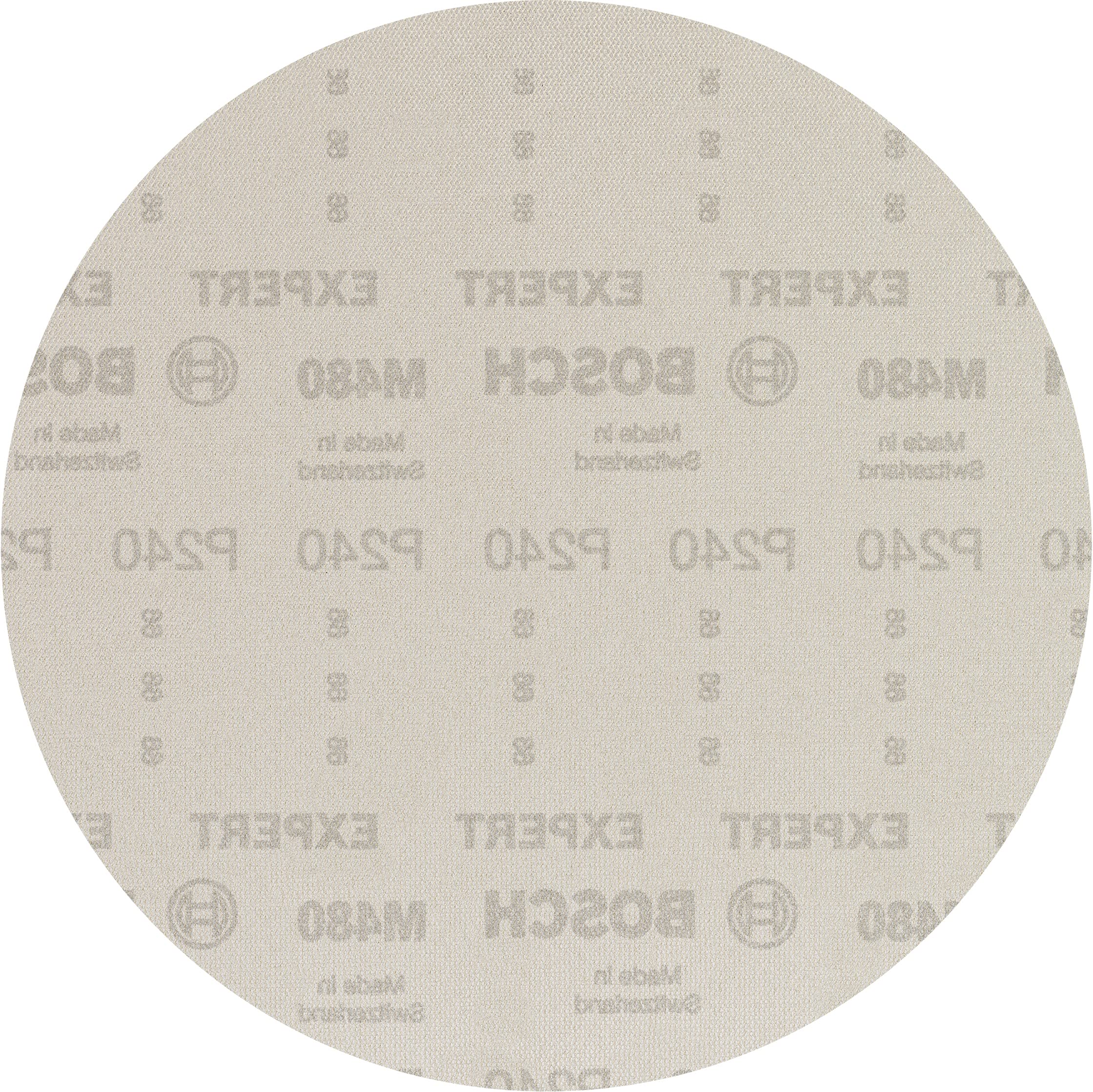 Bosch Bosch 25x EXPERT M480 Sanding Net (for Drywall, Hardwood, Ø 225 mm, Grit 240, Professional Accessory Drywall Sander)