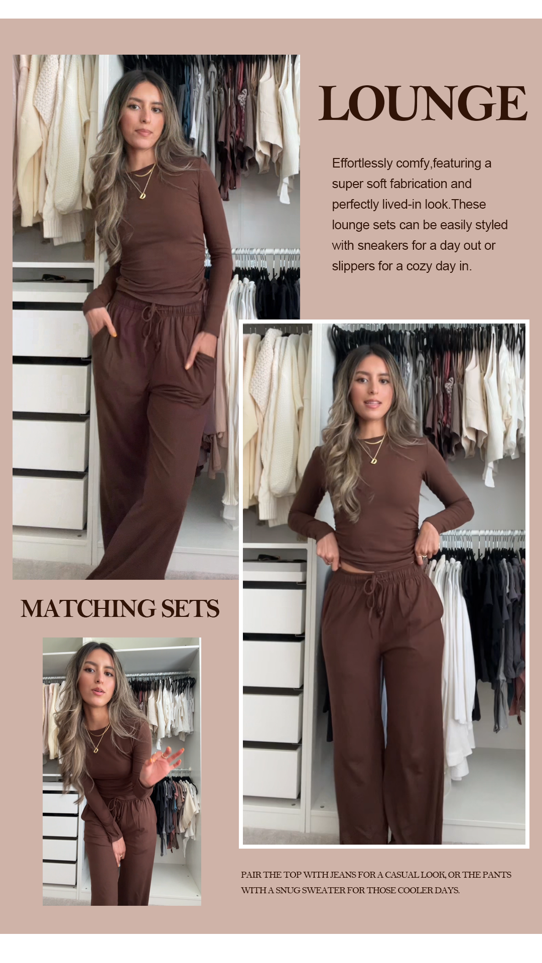 Amazon.com: Darong Women's 2 Piece Sets Fall Outfits Long Sleeve