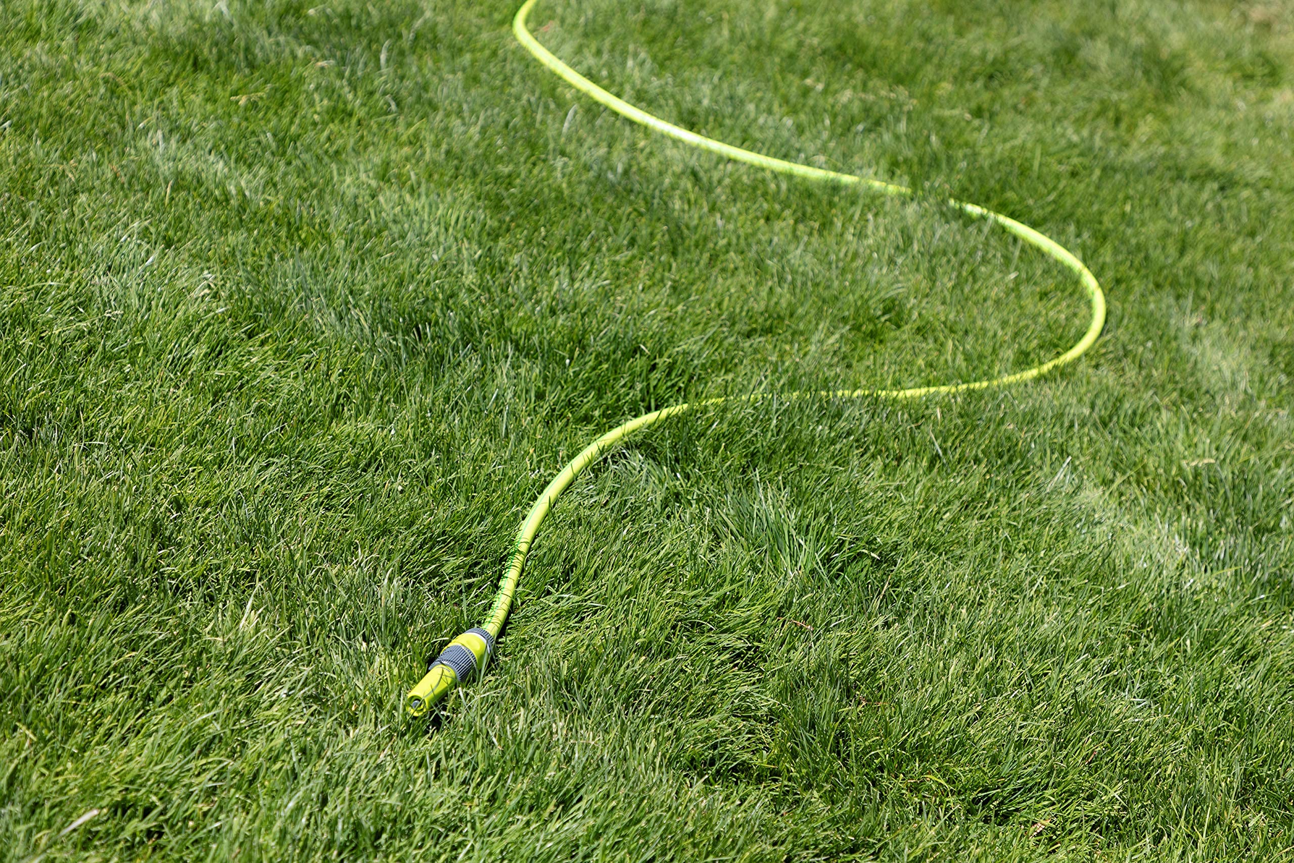 Rehau 50 m Gartenschlauch flexibel, Comfort Line, grün, Durchmesser: 13 mm (½ Zoll), Wasserschlauch druckfest, stabiler Schlauch für Garten, Bewässerungsschlauch 1/2 Zoll, grün-gelb, 18481 6