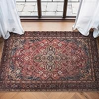 Vista 86 de Bloom Rugs Alfombra de pasillo lavable antideslizante de 7 pies – Beige/Gris Camino tradicional para entrada, pasillo, baño y cocina