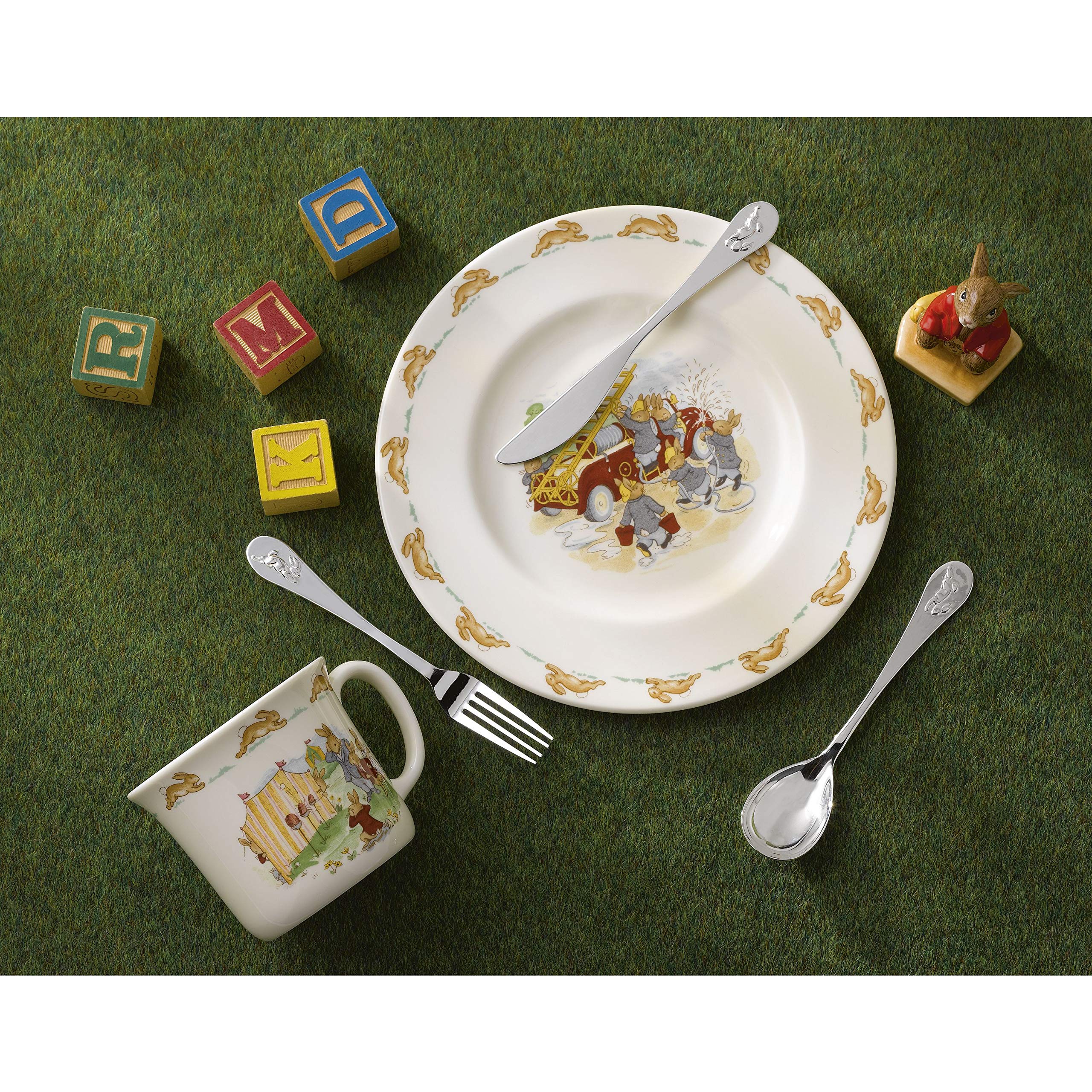 Amazon.co.jp: ロイヤルドルトン バニー 子供用陶器セット 3
