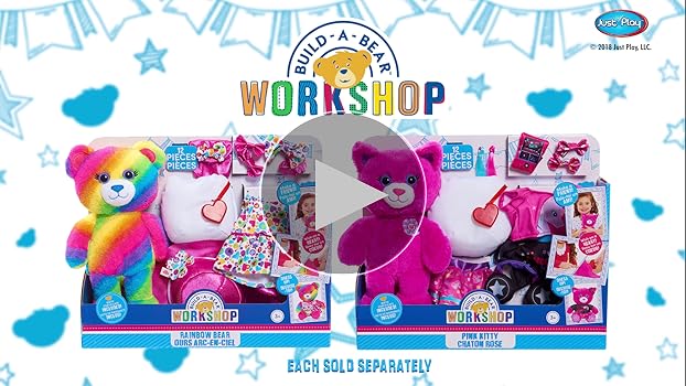 Build A Bear Plush - Rainbow Bear 日本未発売 Amazon.com: BUILD A BEAR Plush - Rainbow Bear : Toys & Games