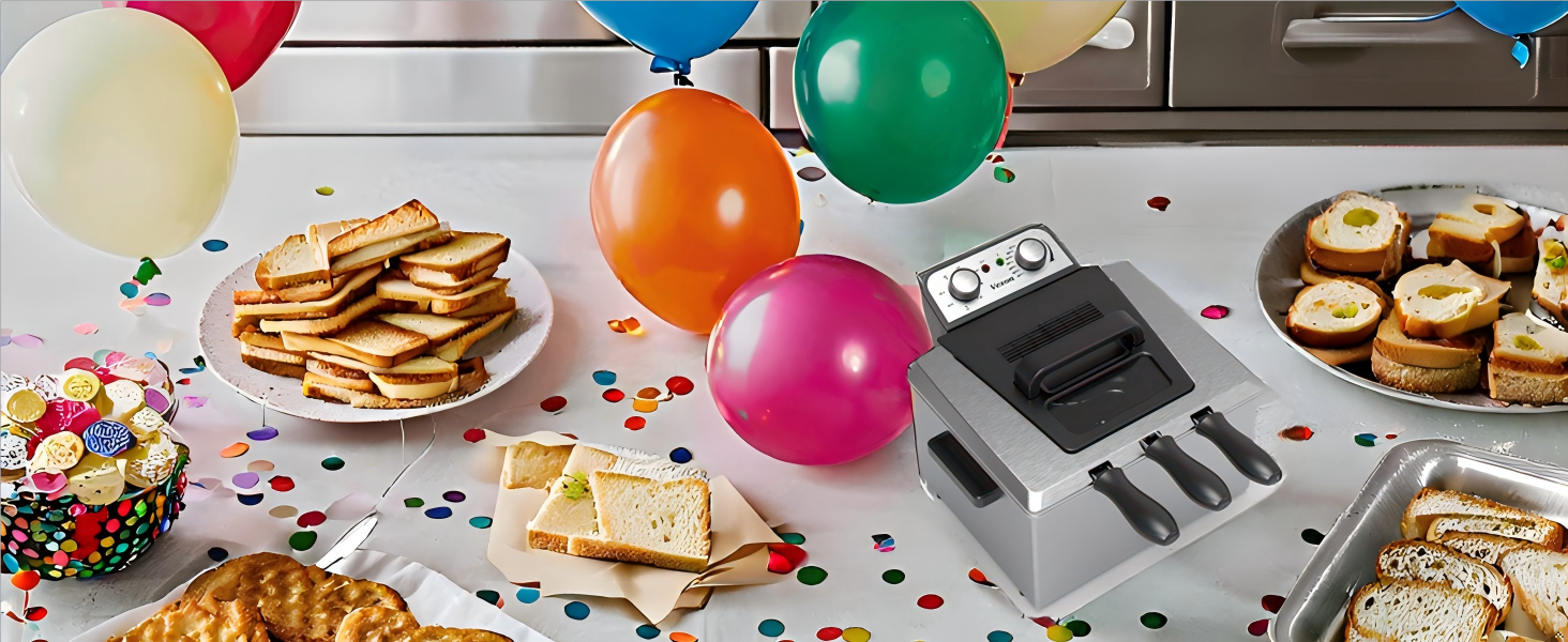 Amazon.com: 1800W 5 Liters/21 Cups Large Electric Deep Fryer with