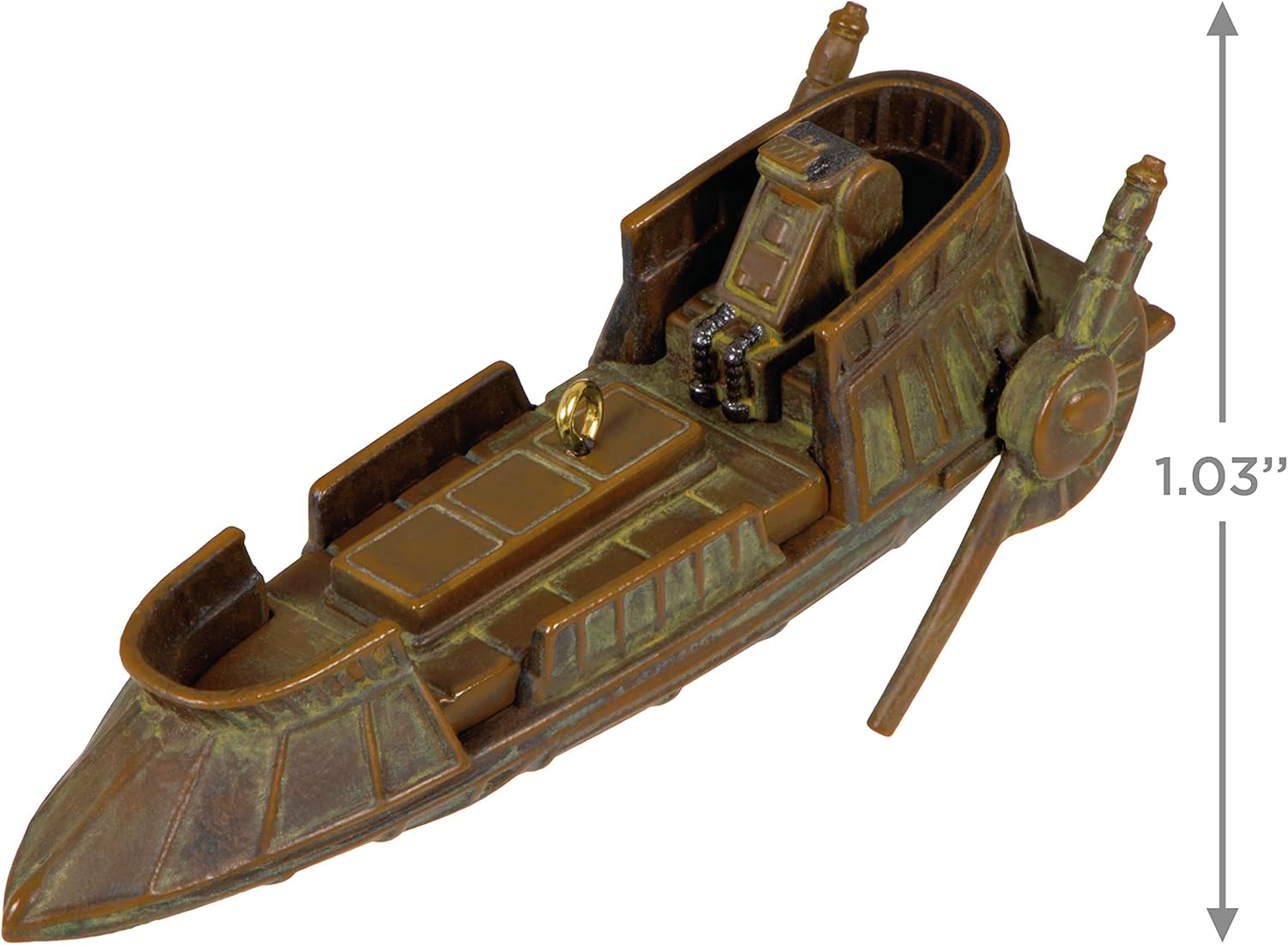 Hallmark Keepsake Christmas Miniature Ornament 2023, Star Wars: Return of the Jedi Desert Skiff , Gifts for Star Wars Fans - Image 5