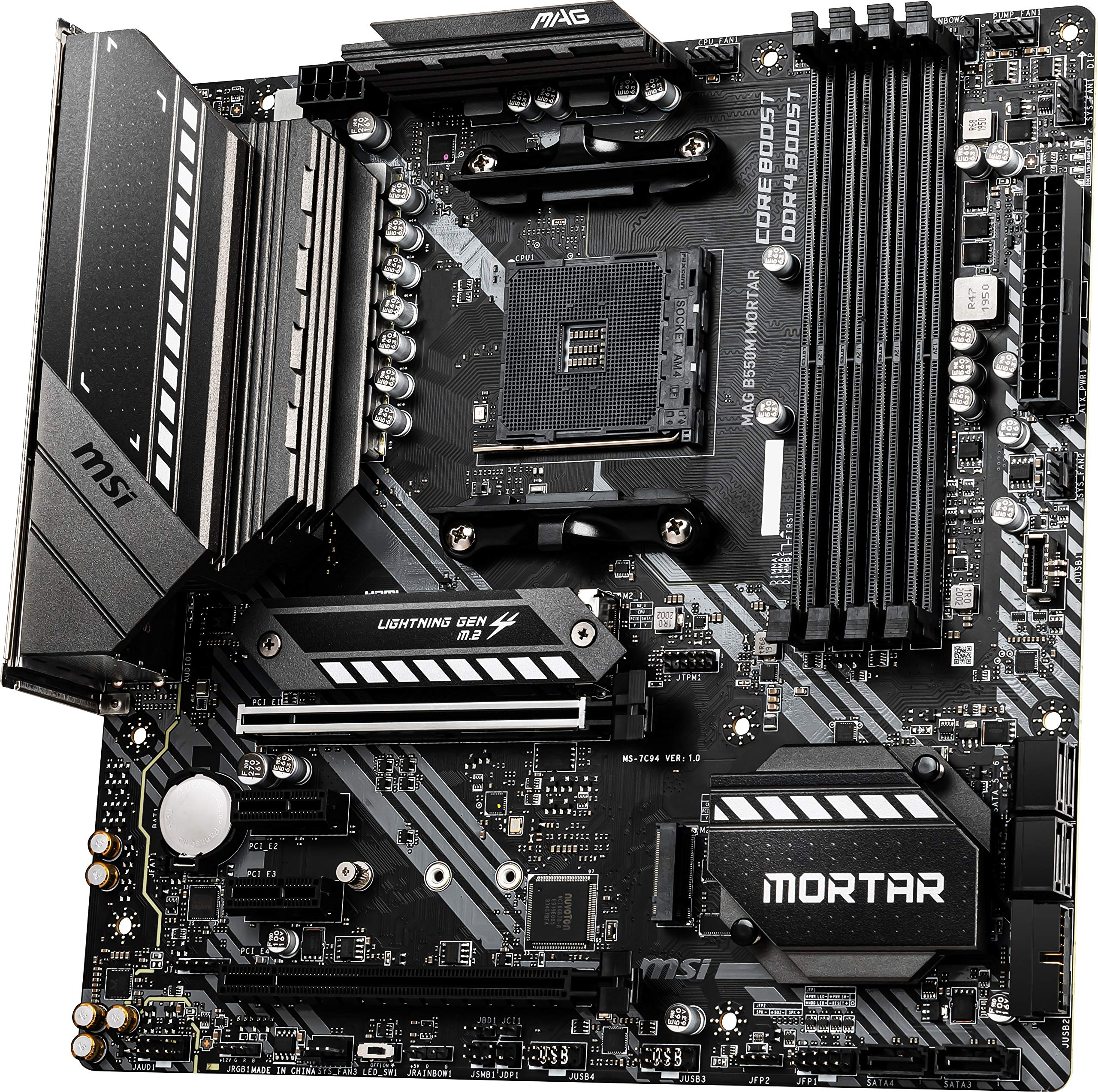 Amazon | MSI MAG B550M MORTAR マザーボード MicroATX [AMD B550