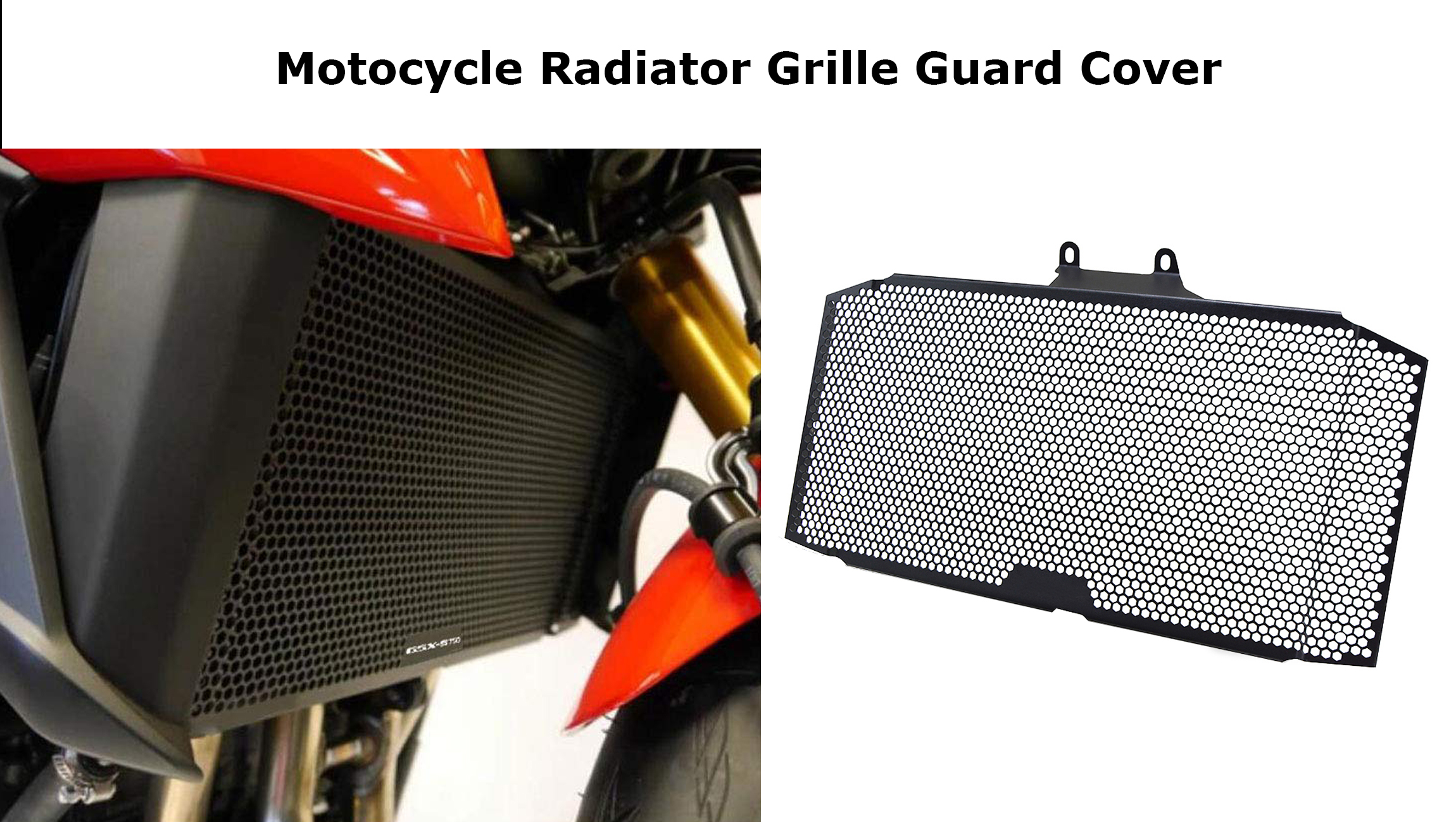 Motorcycle Radiator Guard Grille Cover Protector Protective Grill For Gsx R1000 Gsx R 1000 Gsxr1000 2017 2022 - View #9