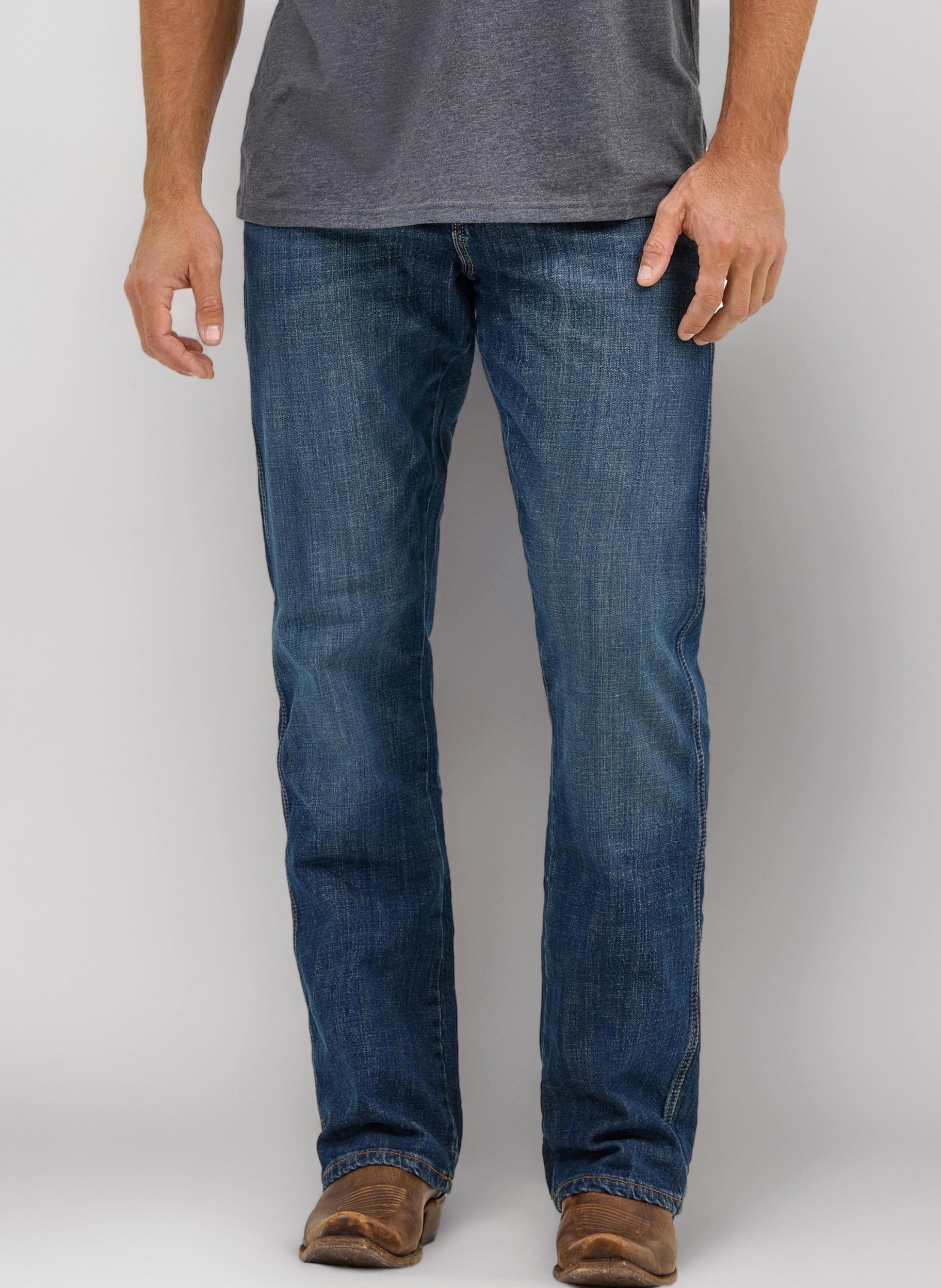 Men's Retro Relaxed Fit Boot Cut Jean