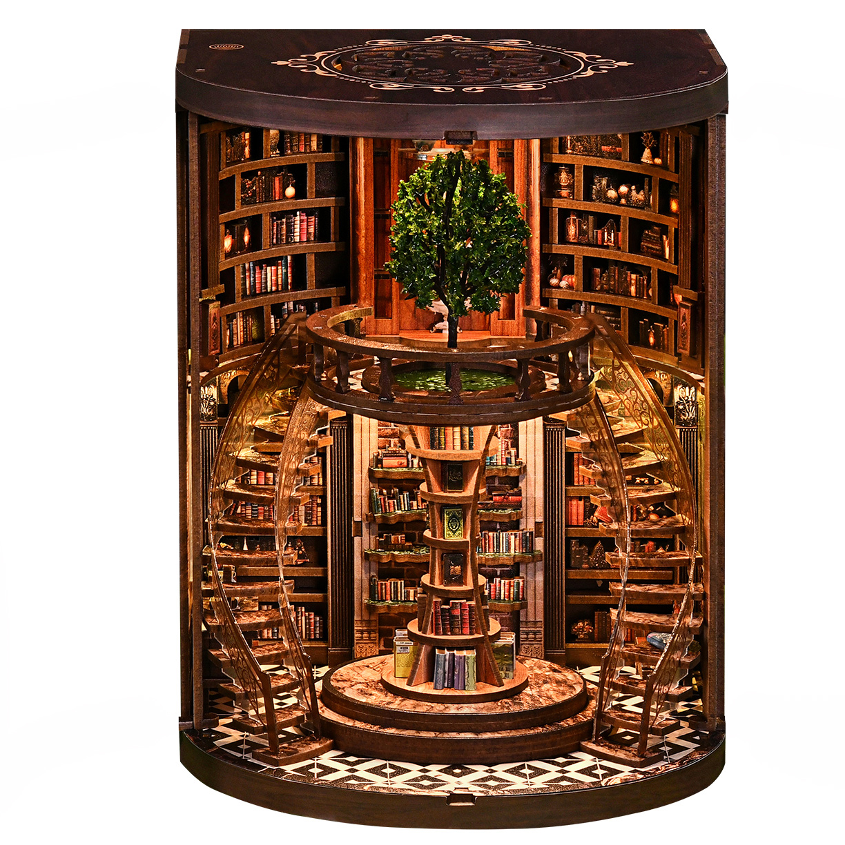Amazon.com: RHZN Book Nook Kit, Miniature House Kit, 3D Wooden