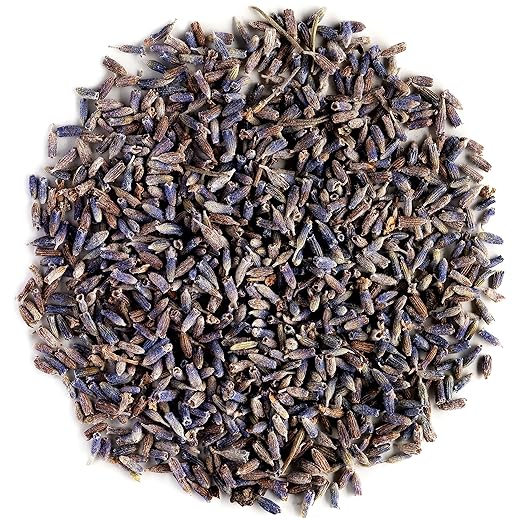 Lavender Buds Organic Lavandula Flower - Perfect In A Potpourri - Lavandula Angustifolia - Organic Lavender Flowers Lavender Dry Flowers Organic Dry Lavender Buds For Tea Dried Lavender Tea