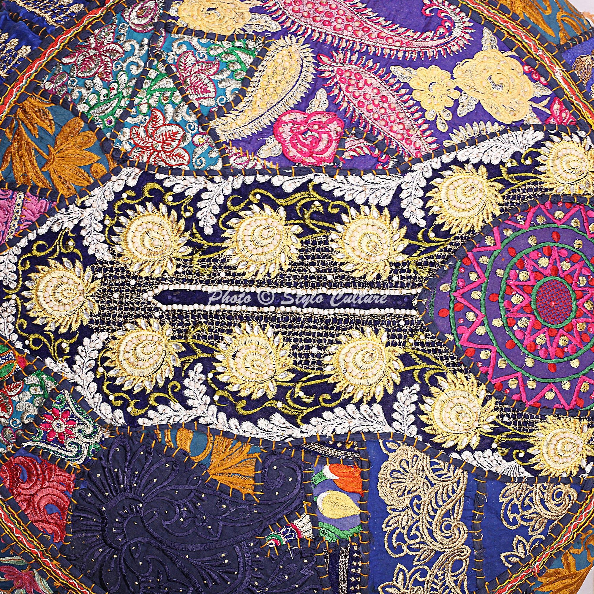 Stylo Culture Decorativo Indio Bohemio Redondo Cojines De Suelo Sofá