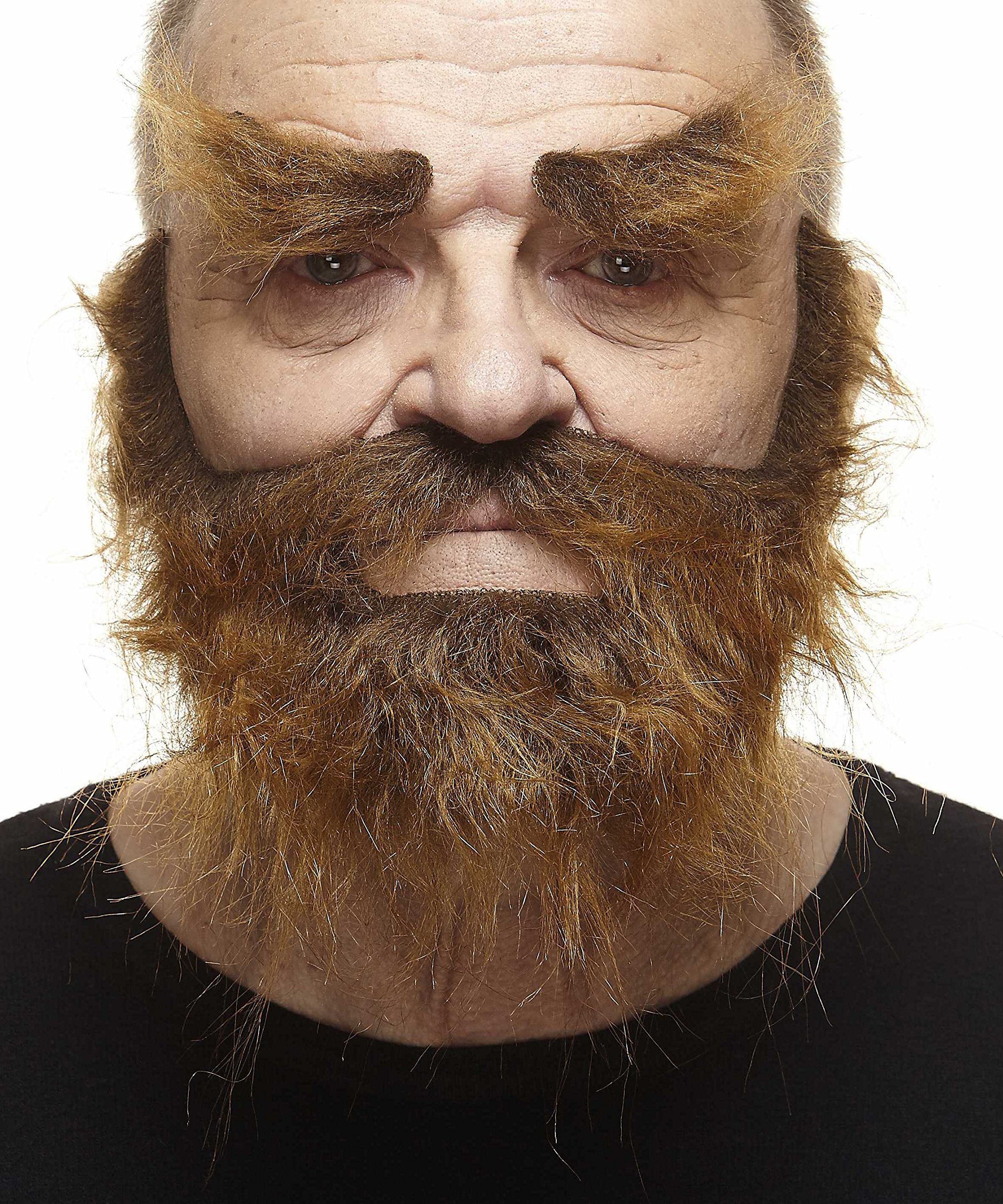 Mustaches 付け頬ひげ　付け顔ヒゲ　ホワイト Amazon.co.jp: [Mustaches] 自己粘着 Shaolin 付け口ヒゲ とひげ