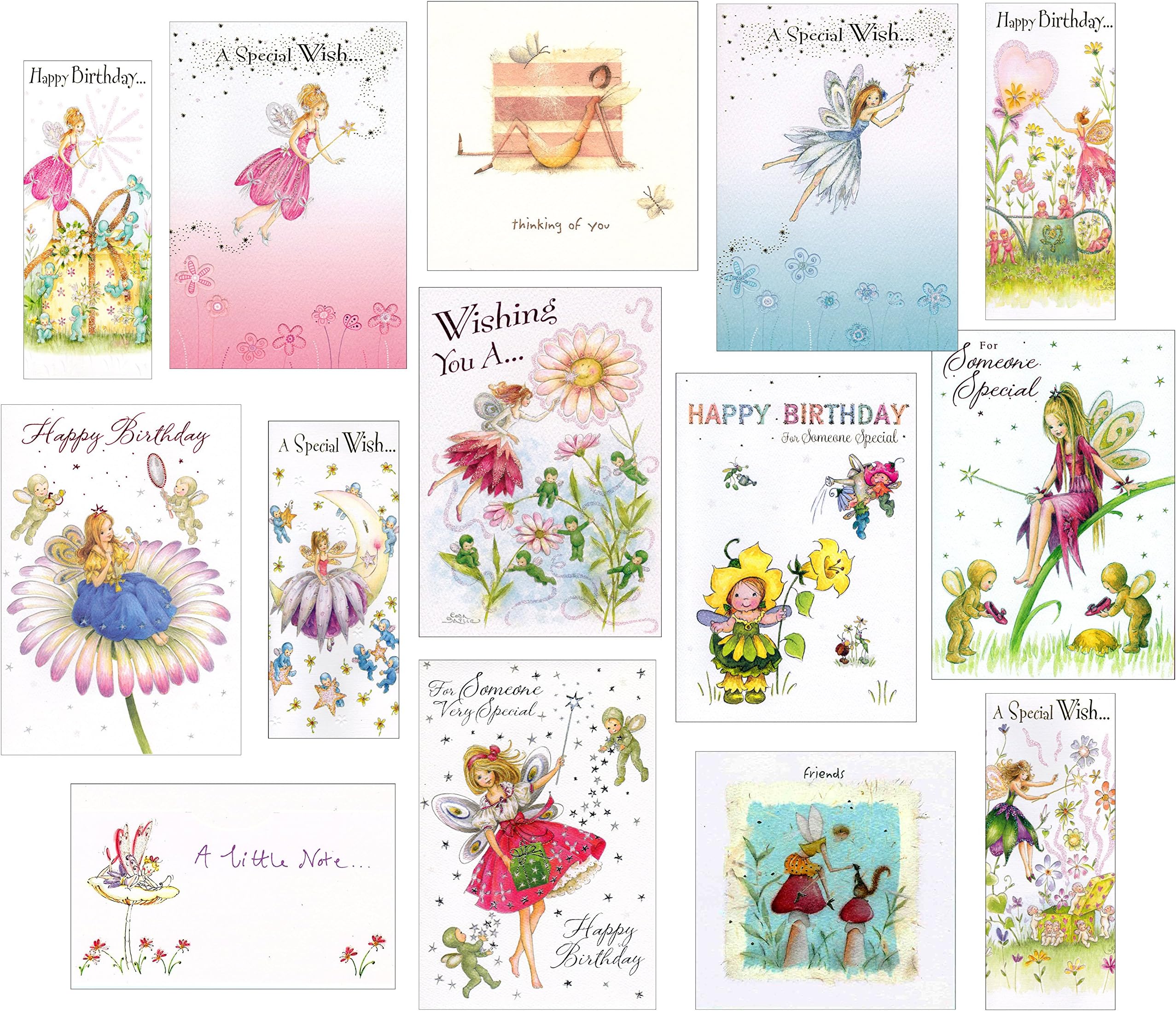 14 Fairy Greeting/Birthday Cards