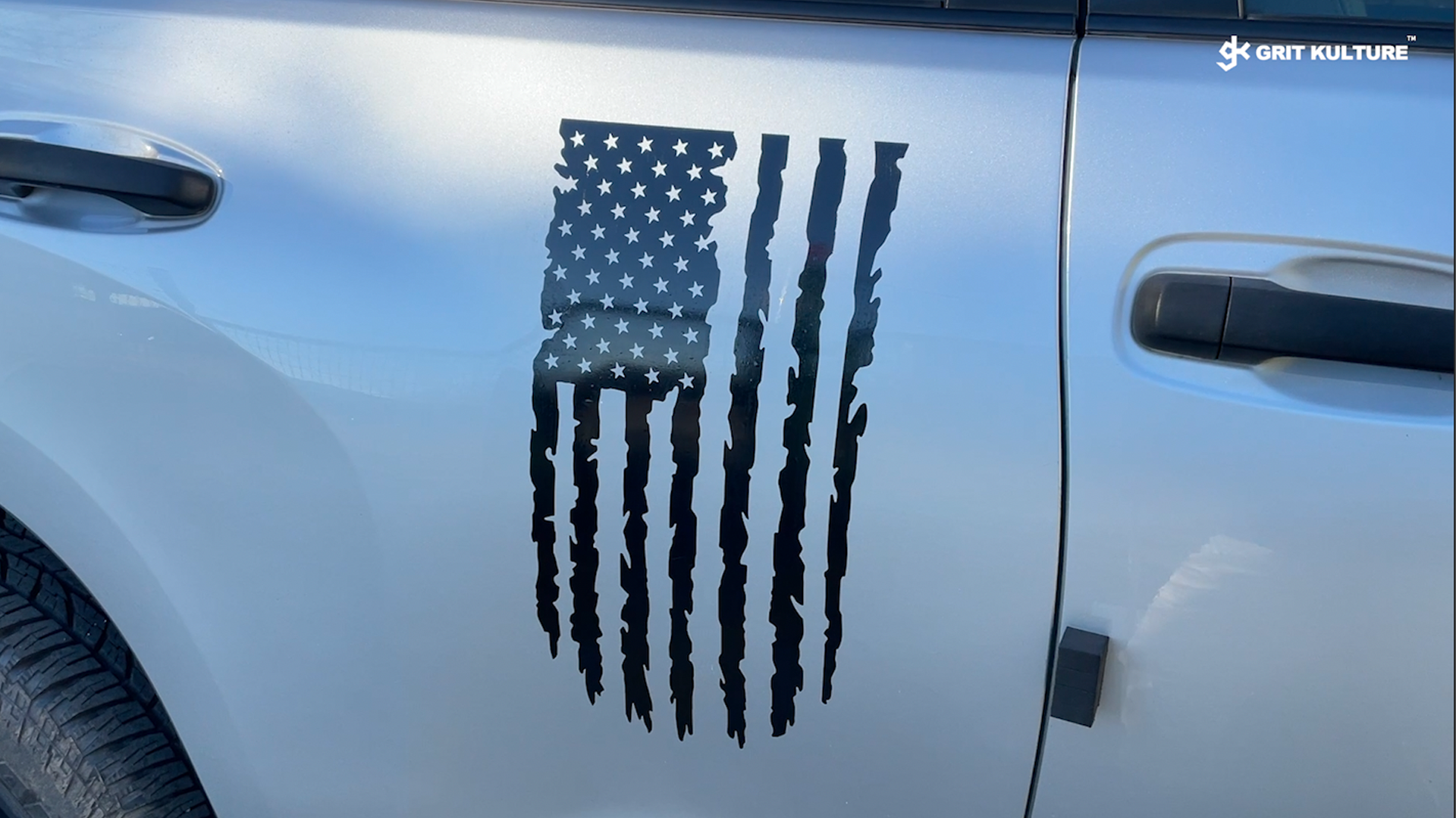 Amazon.com - GRITKULTURE Distressed American Flag Vinyl