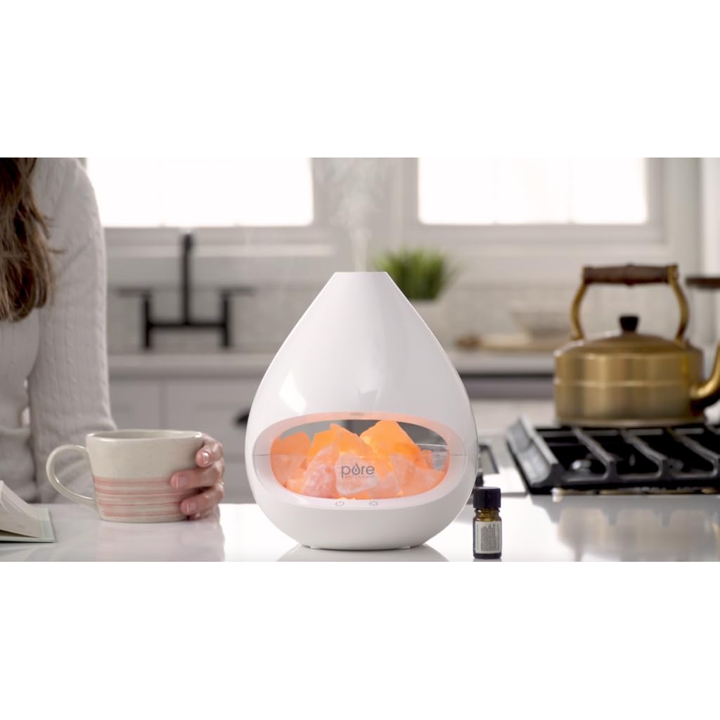 Pure Enrichment® PureGlow™ Crystal 2in1 Himalayan Salt Lamp
