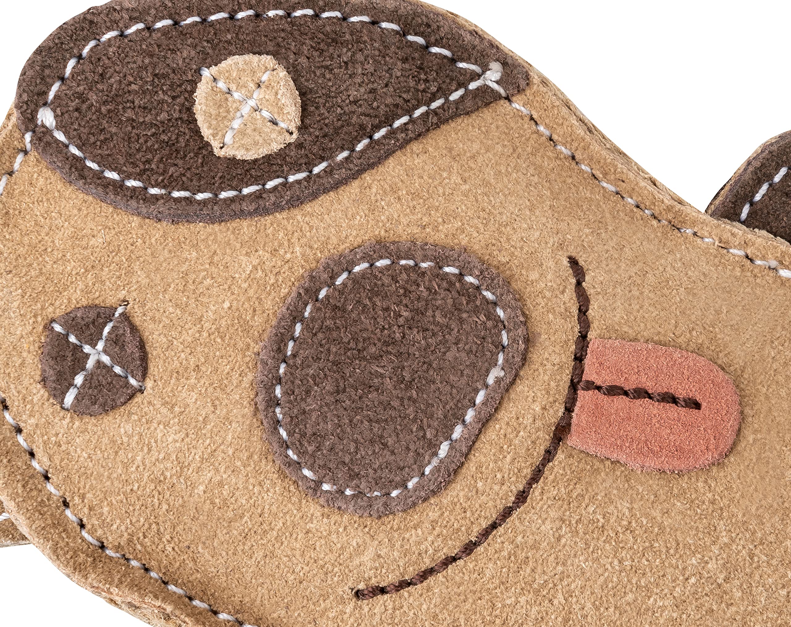 Schnüffelfreunde Dog Toy - Chew Toy Buddy - Dog - Toy for Dogs Made of Leather, brown - Image 4