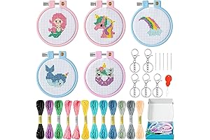 WATINC Cross Stitch Kit for Unicorn Lovers