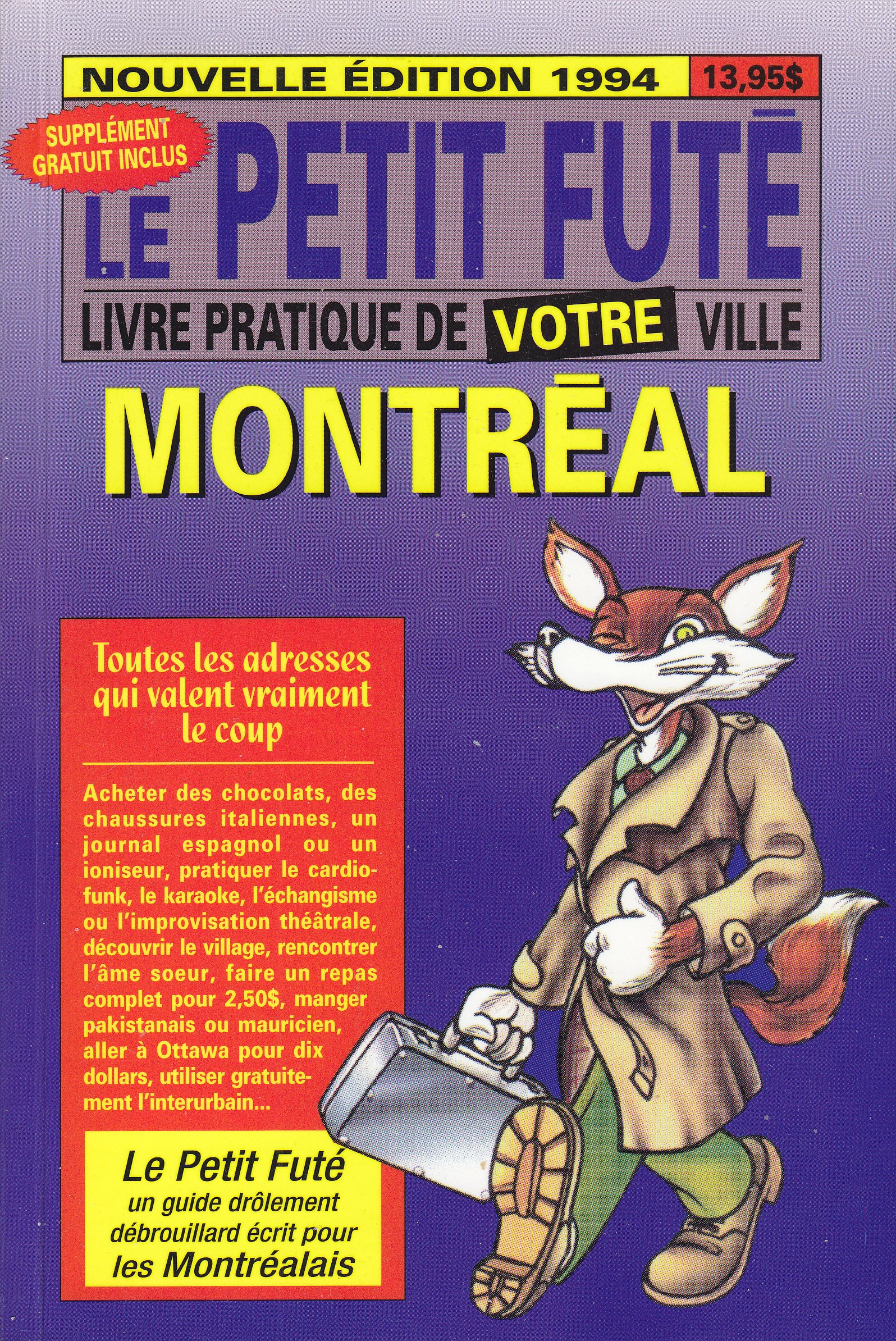 Guide De Montreal-P.fute 94 JOUANNEAU