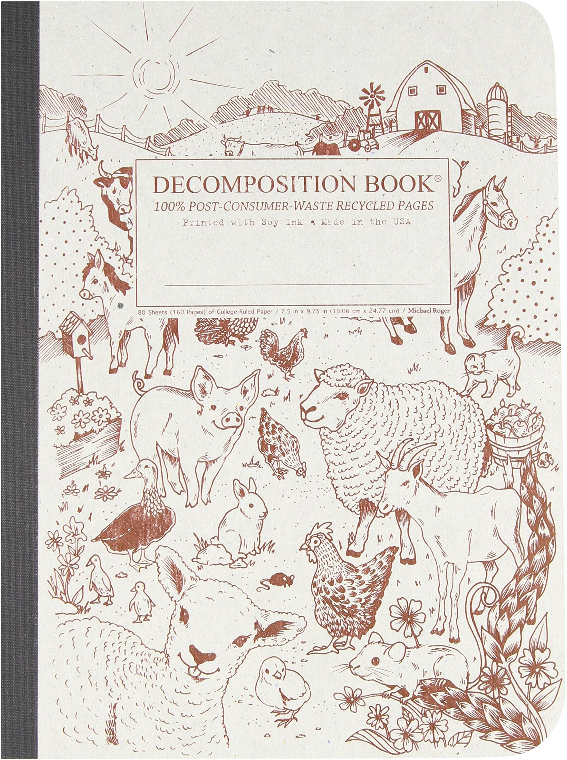 Decomposition Books, Notebook Barnyard