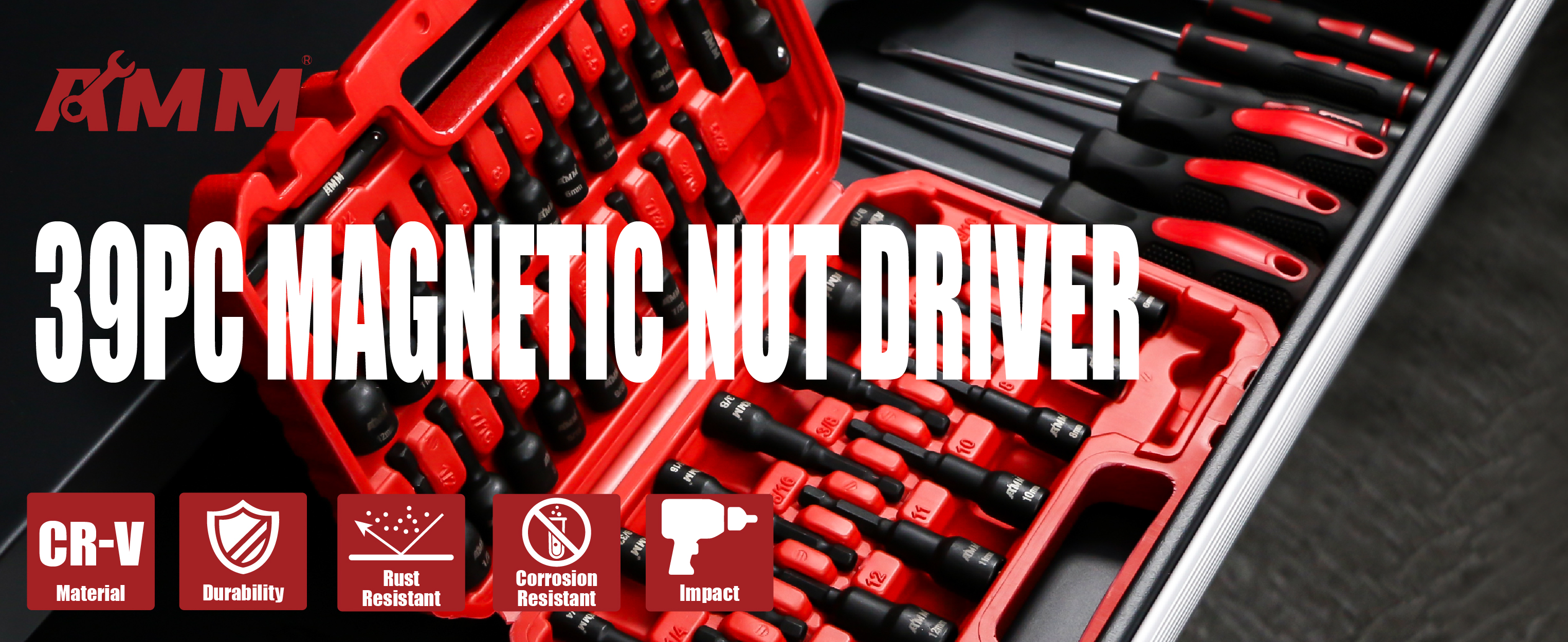 M-DRIVE & magnetic delay セット Amazon.com: AMM 39PCS Magnetic Nut Driver Set for Impact Drill