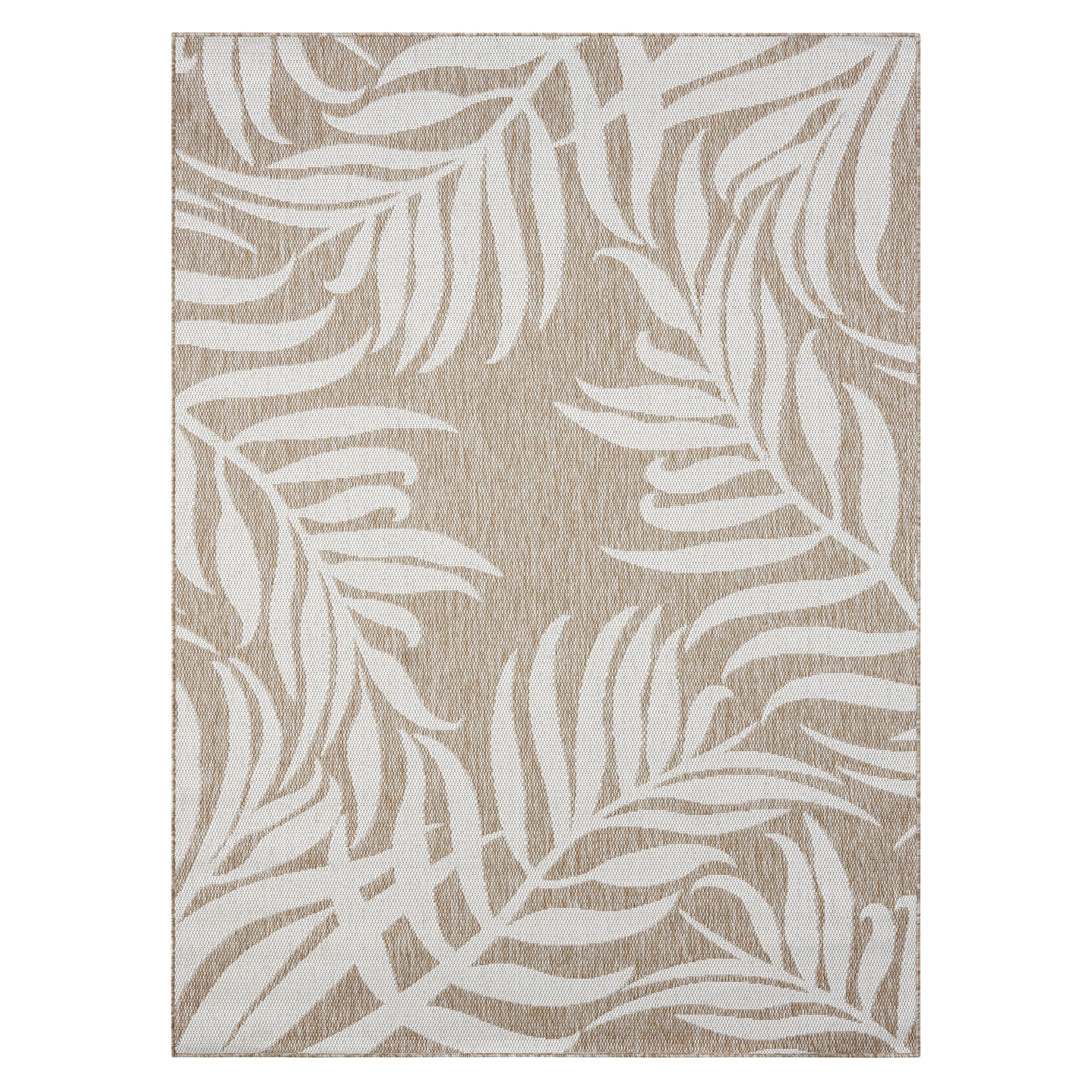 Photo 1 of Tommy Bahama Botanical Coastal Indoor/Outdoor Rug, Beige/Cream 7'10"x10'2"