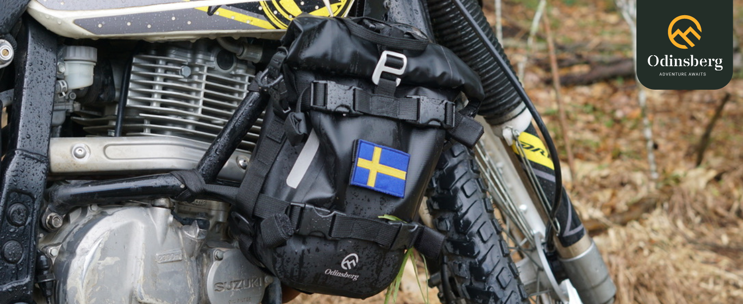 Borsa Impermeabile 7L Per Moto Odinsberg - Per Avventure Enduro, Paramotore, Borsa Posteriore O Laterale, Con Cinghie Regolabili - Foto 9