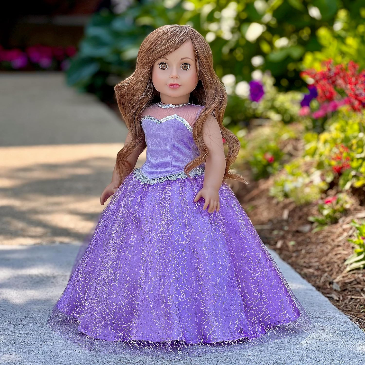 Misty Lilac - 2 Piece Outfit for 18 inch Dolls - (Doll NOT Included)