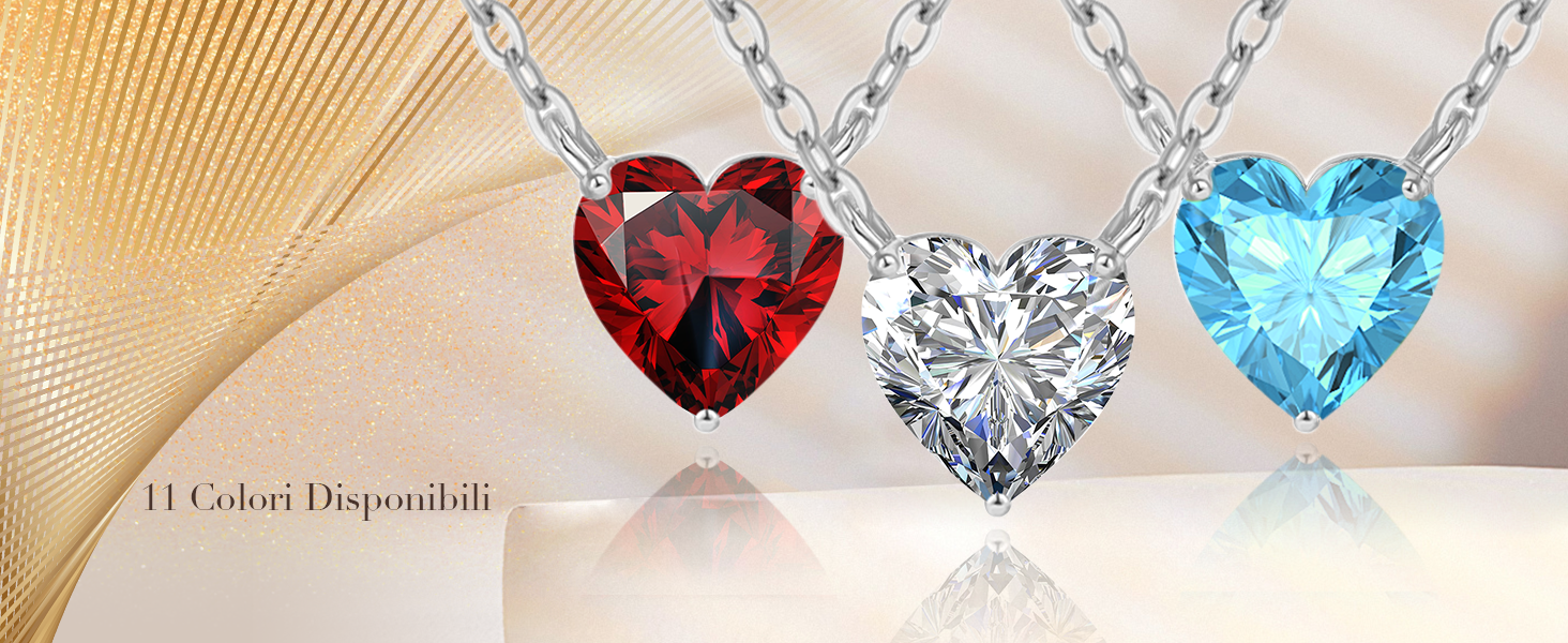 Collana Con Ciondolo Cuore In Argento E Oro Design Raffinato A Y Gioiello Da Donna E Ragazza Da 0,26 € | DHgate